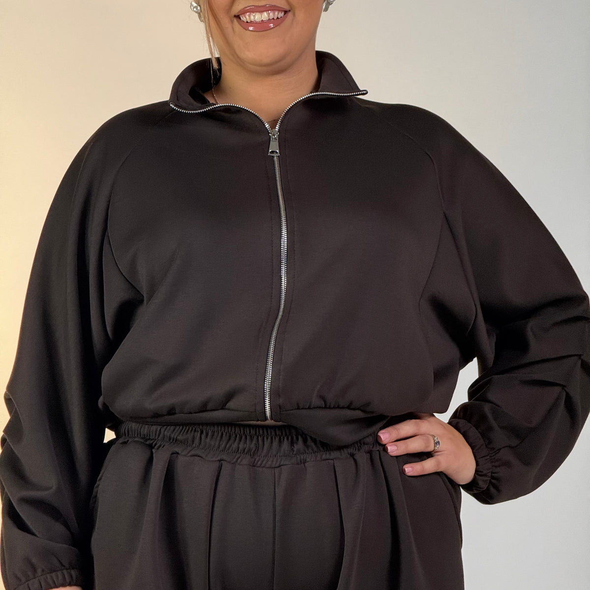 Coordinato Tuta con zip ✨Mi piace