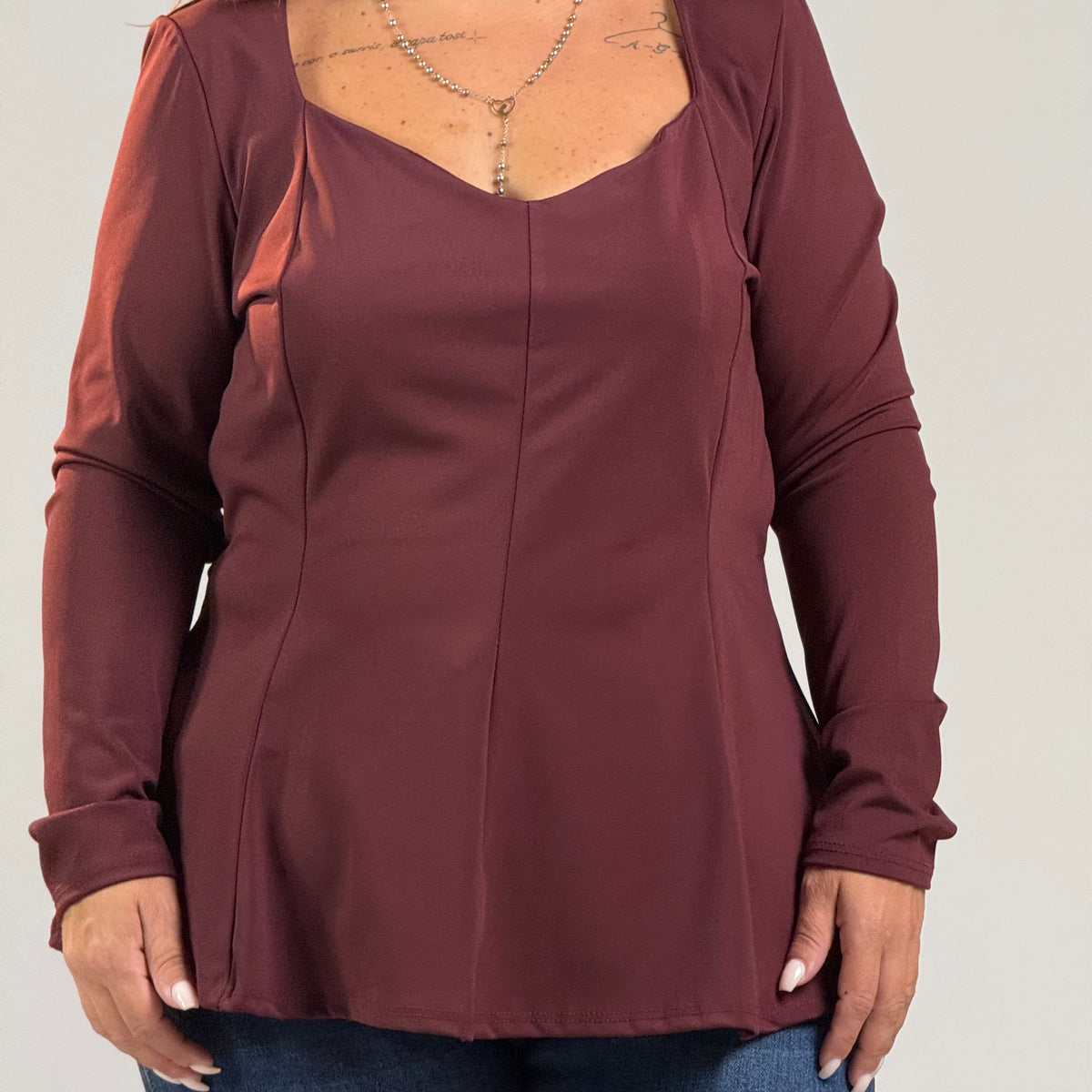 Maglia Pieghe curvy