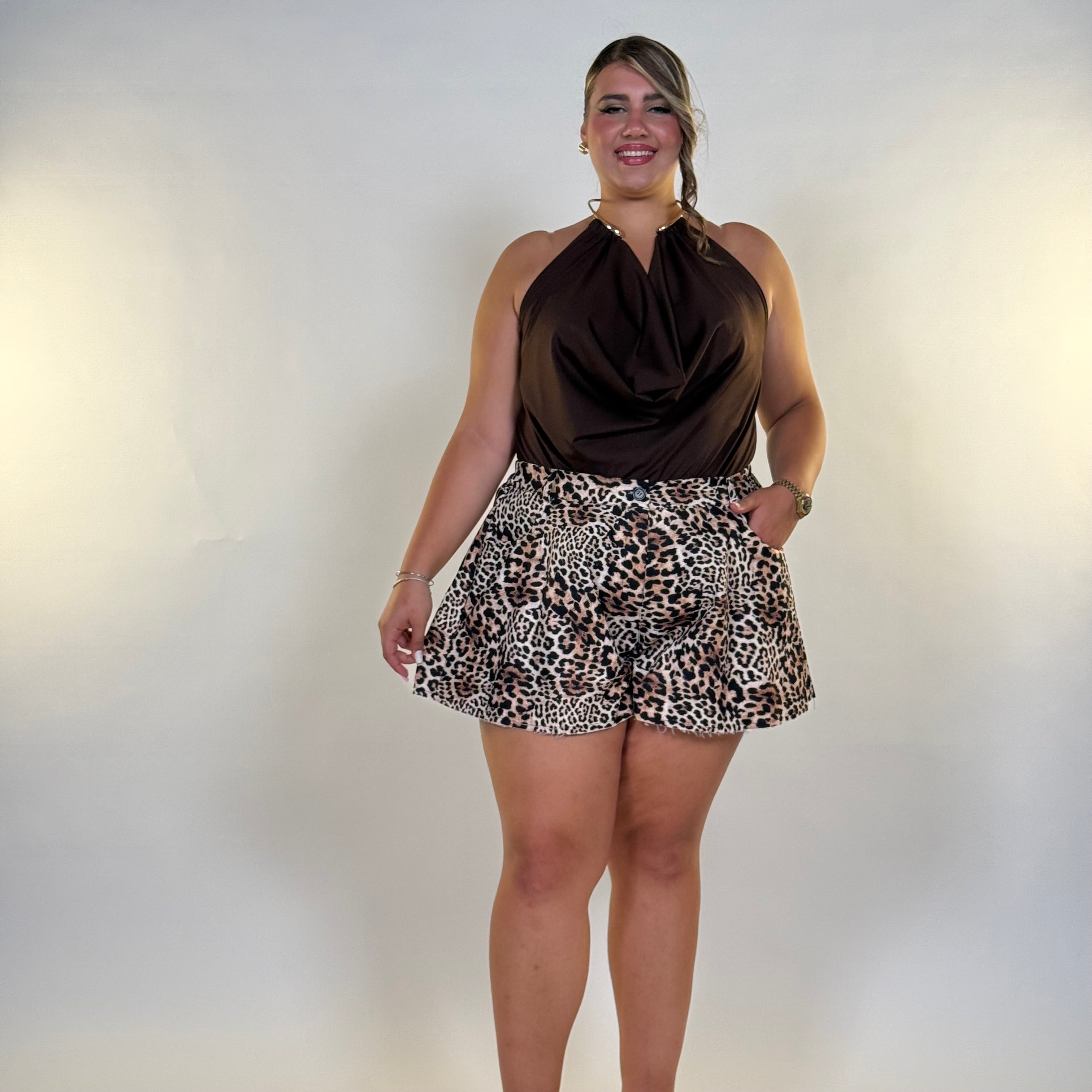Pantaloncino Farfalla Animalier