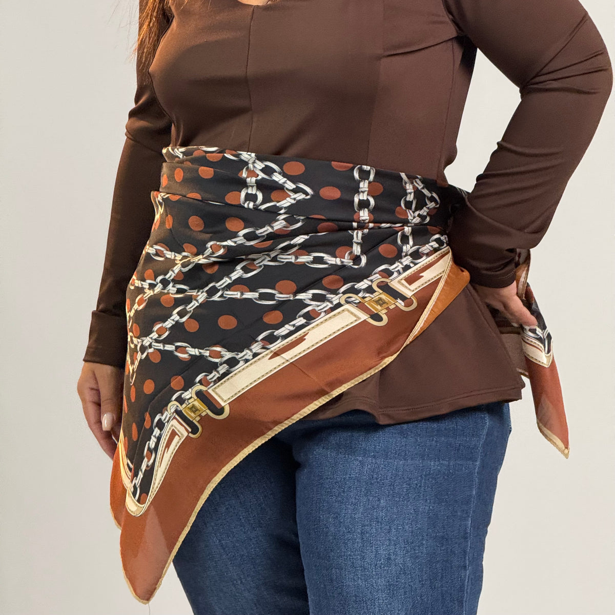 Foulard (Marrone )