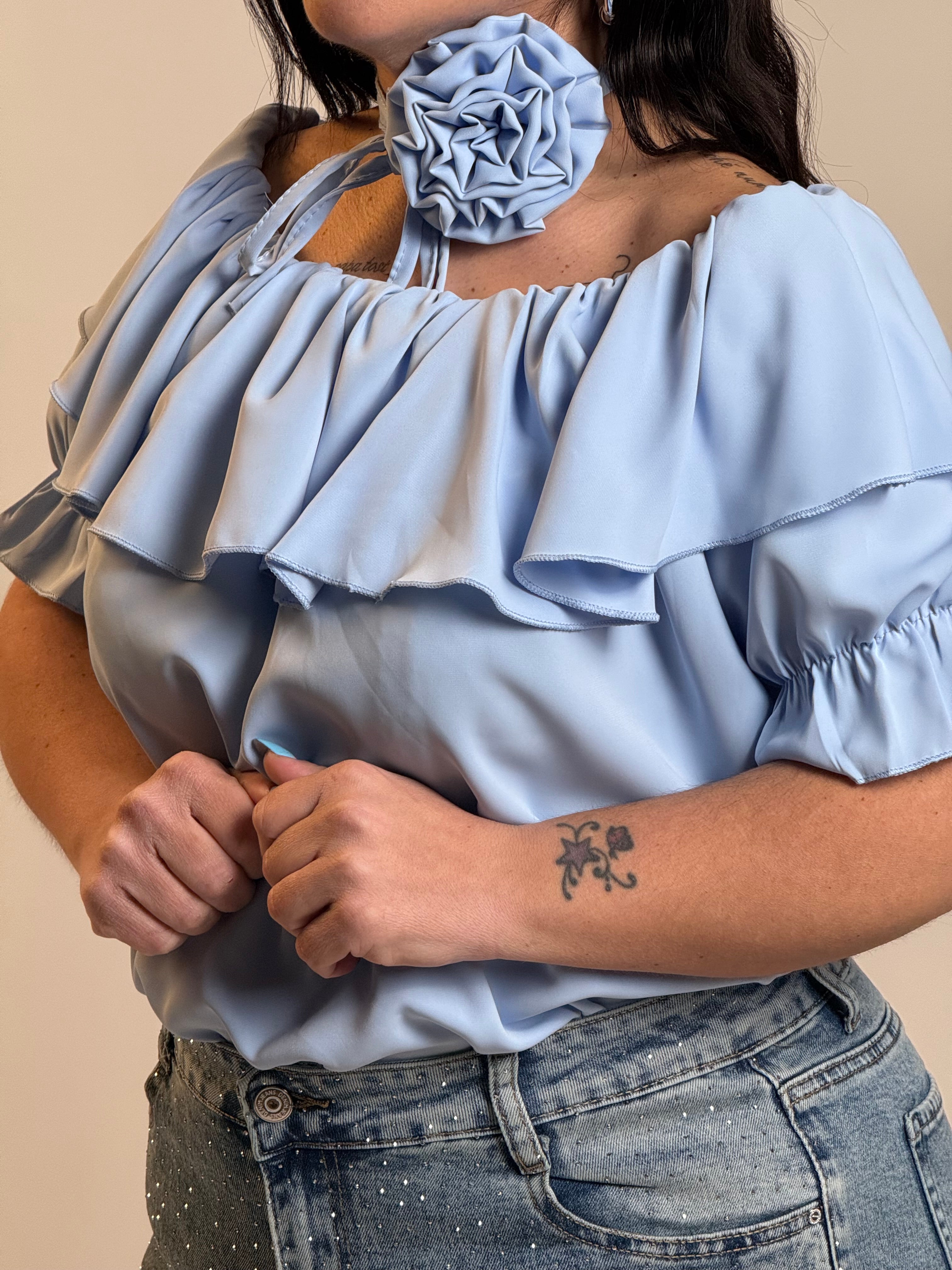 Maglia petalo di rosa