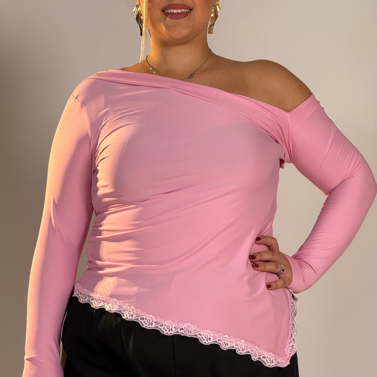 Maglia Trasversale con Pizzo