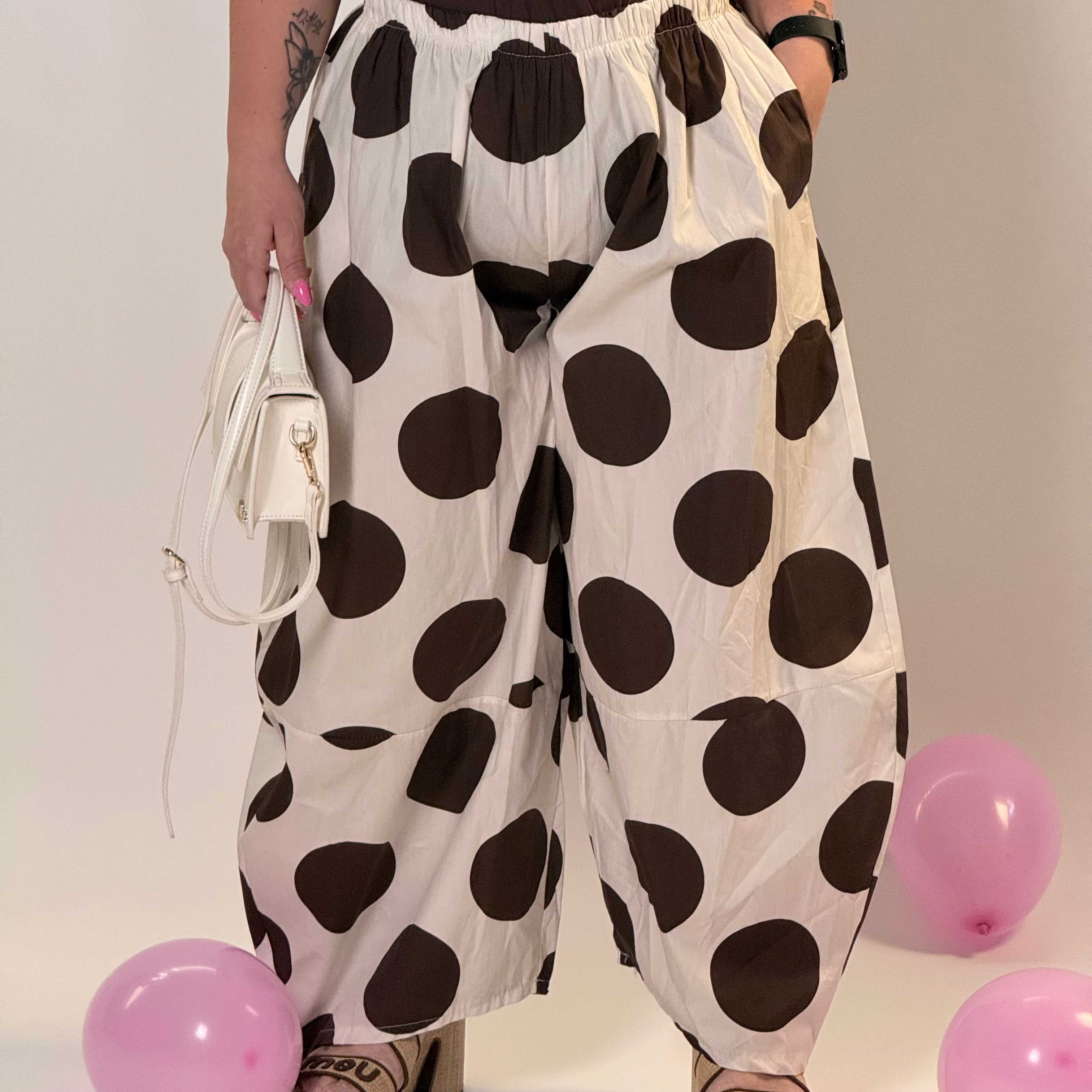 Pantalone comfort a Pois