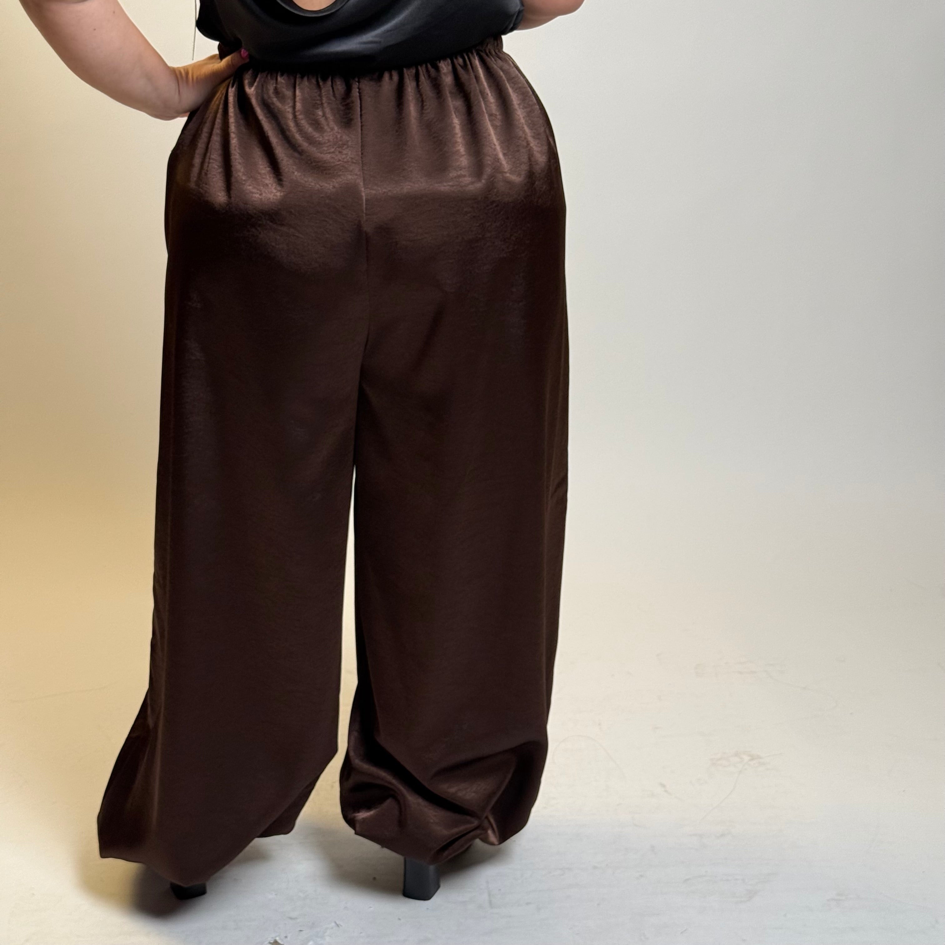 Pantalone Ballon in Raso