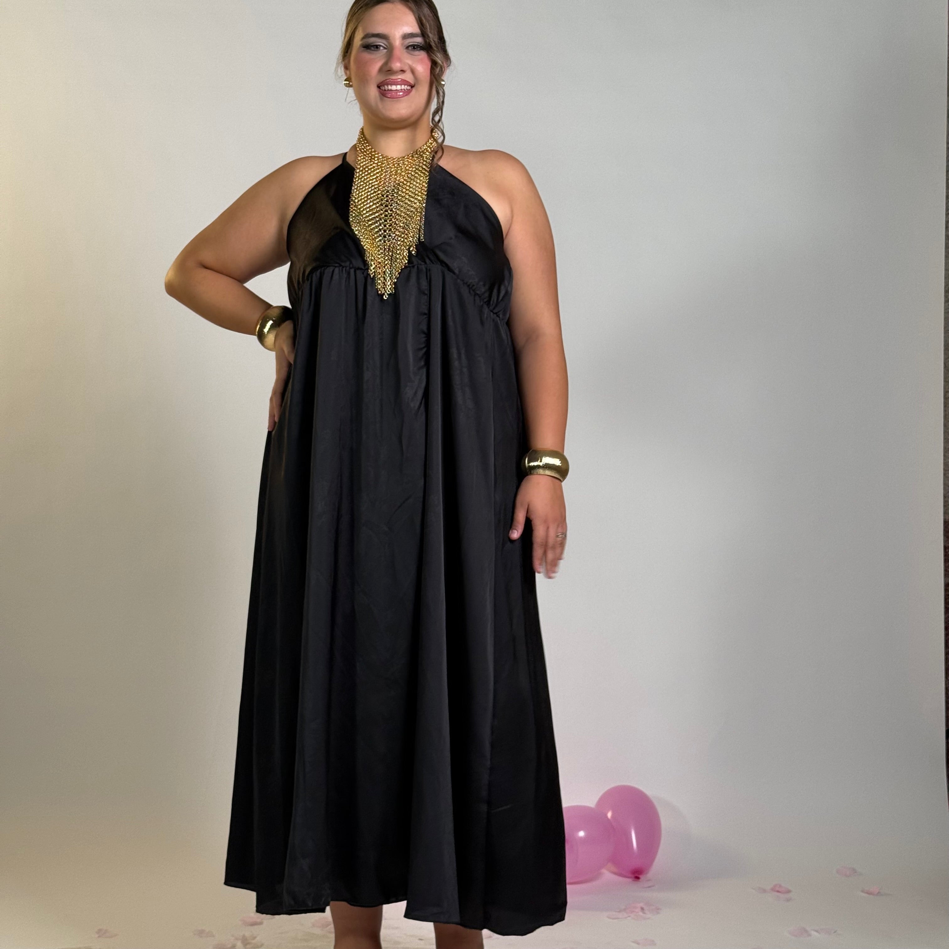 Dress Lucido con Fantasia Ton sur Ton