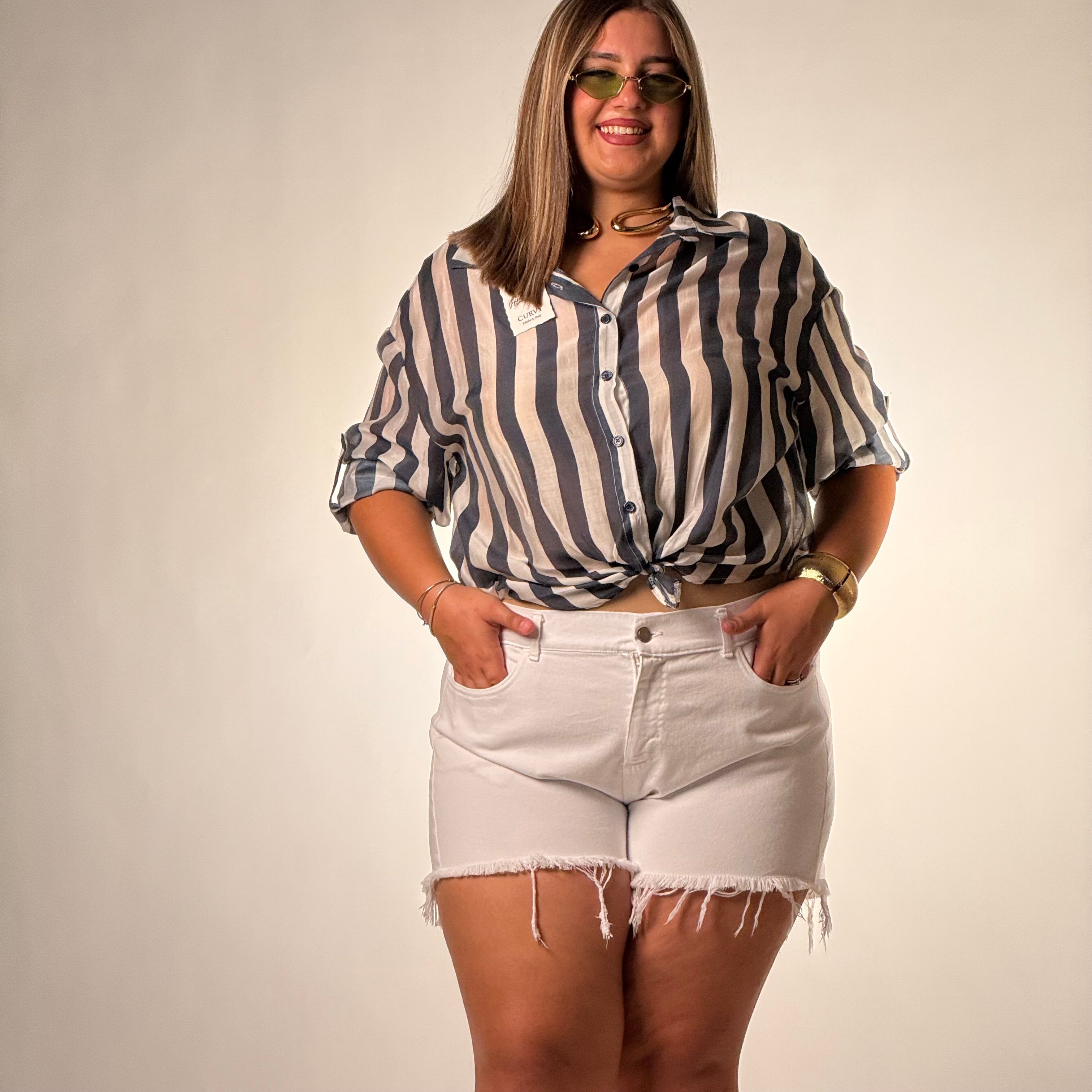 Jeans Corto in Denim