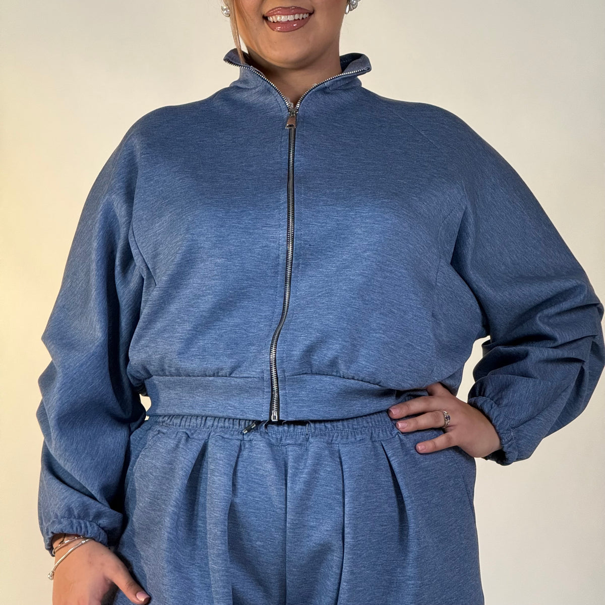 Coordinato Tuta con zip ✨Mi piace