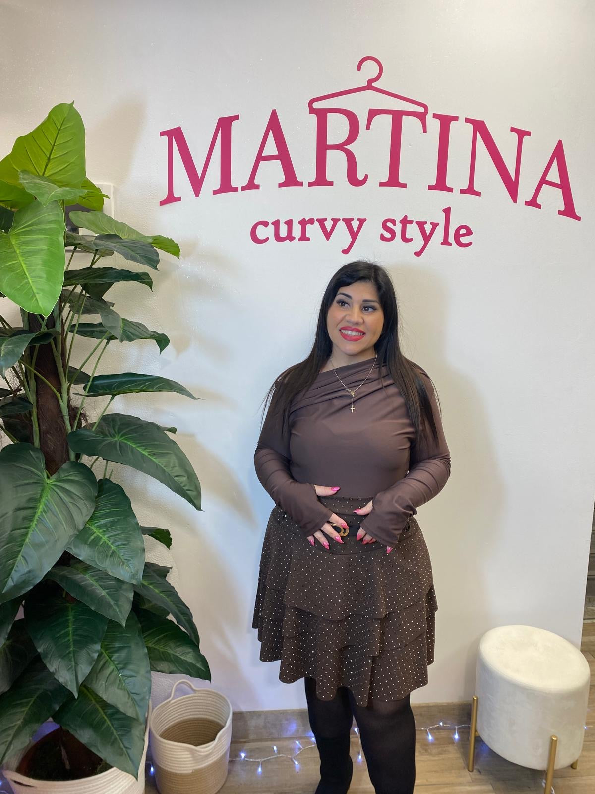 Pantagonna a balze strass