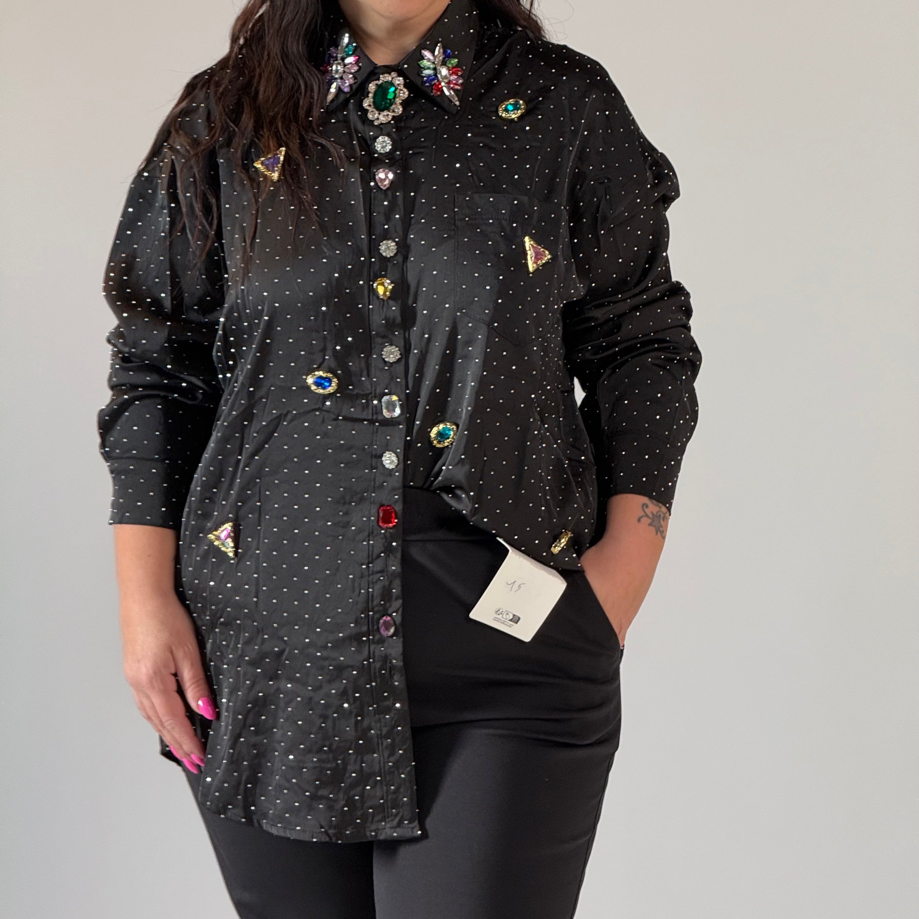 Camicia Strass Pam