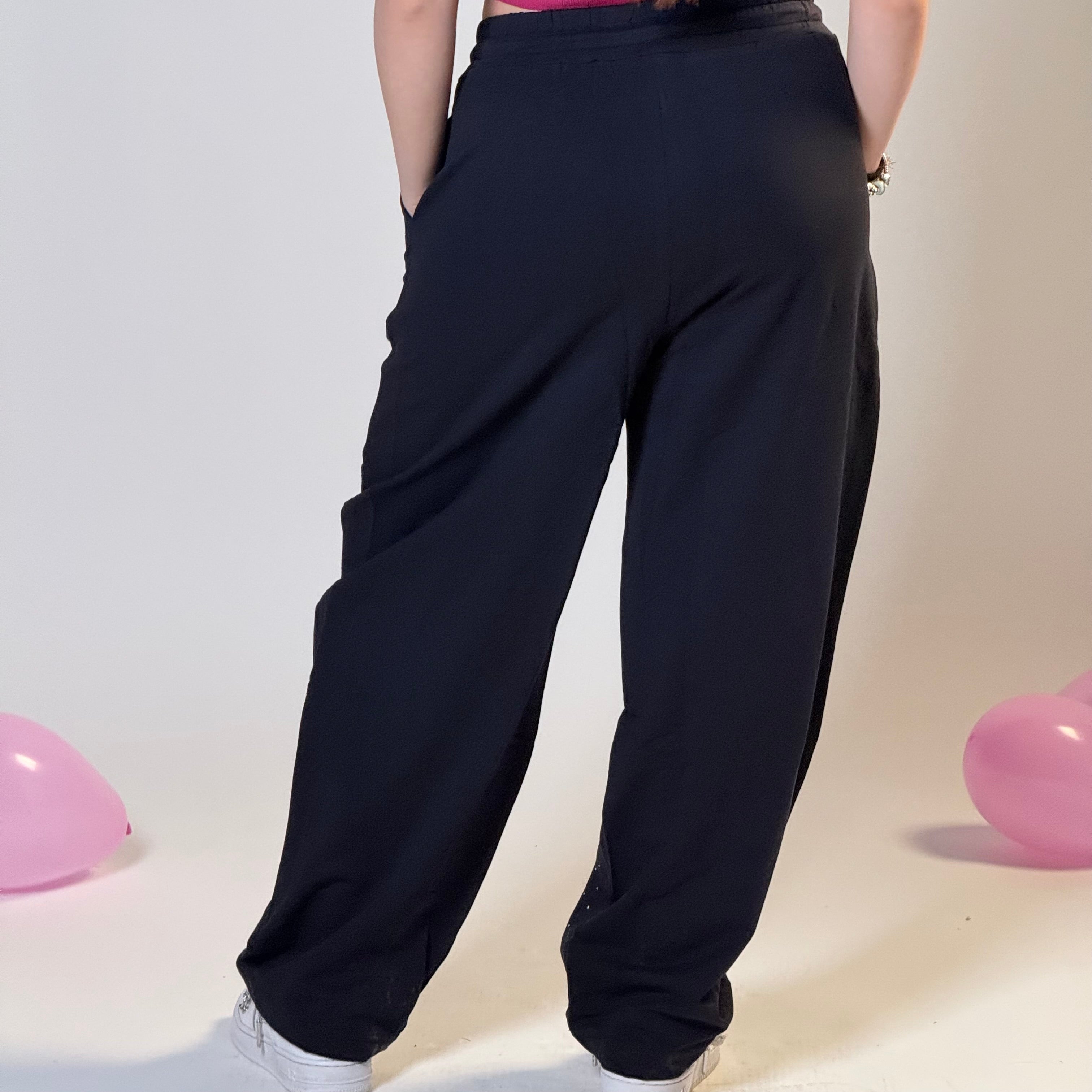 Pantalone tuta con strass (Slim)