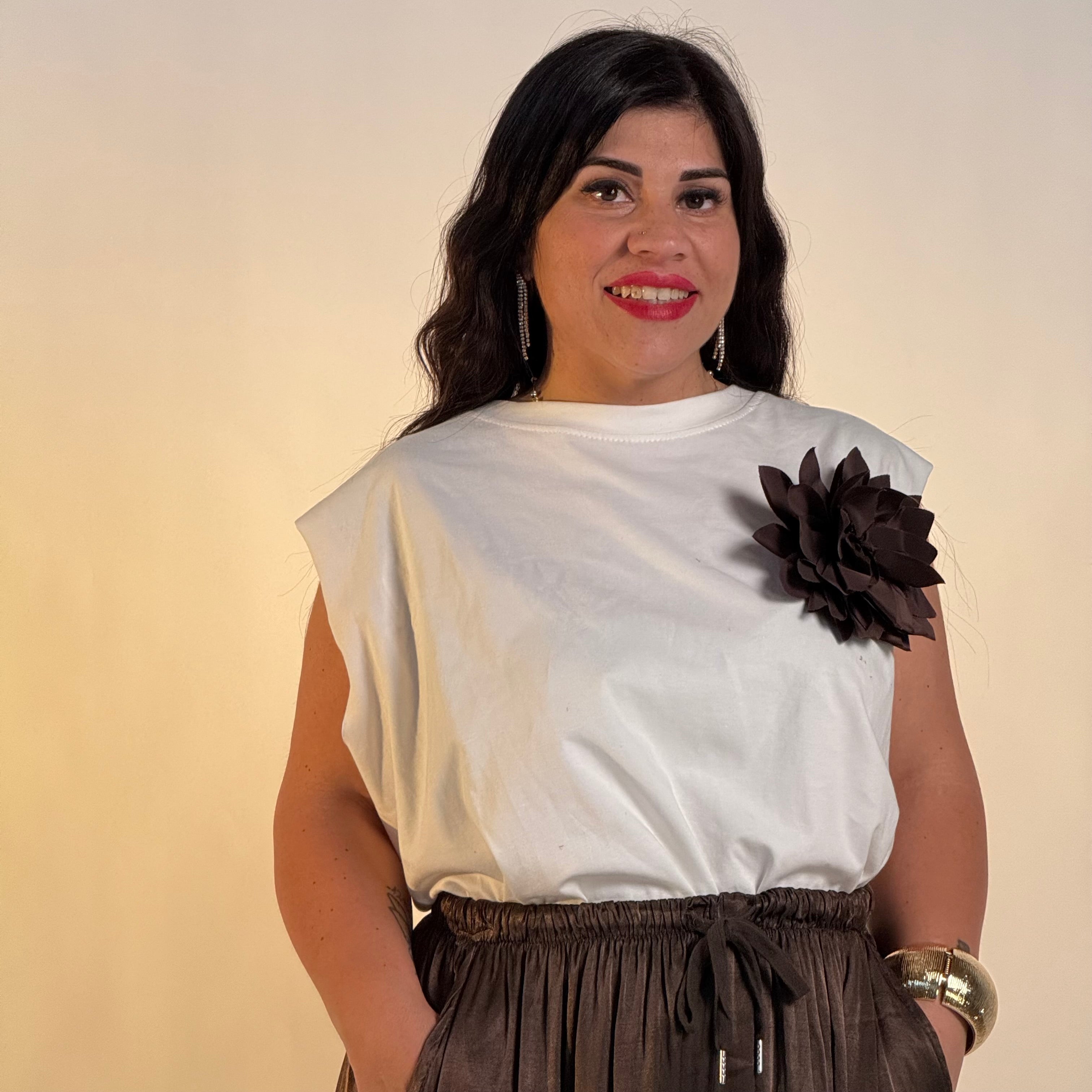 Maglia Glamour schiena scoperta