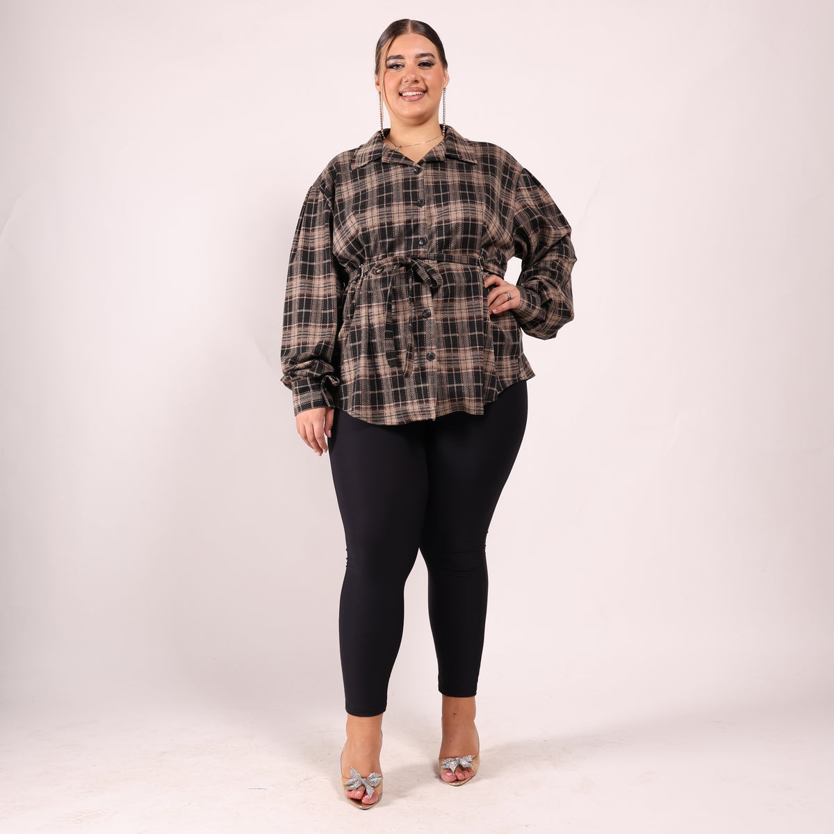 🍂 MAXI CAMICIA CHECK CURVY