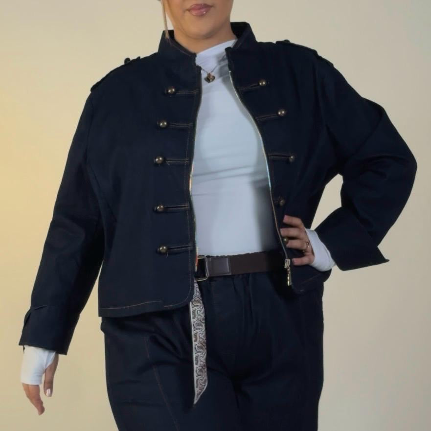 Giacca in Denim Chic