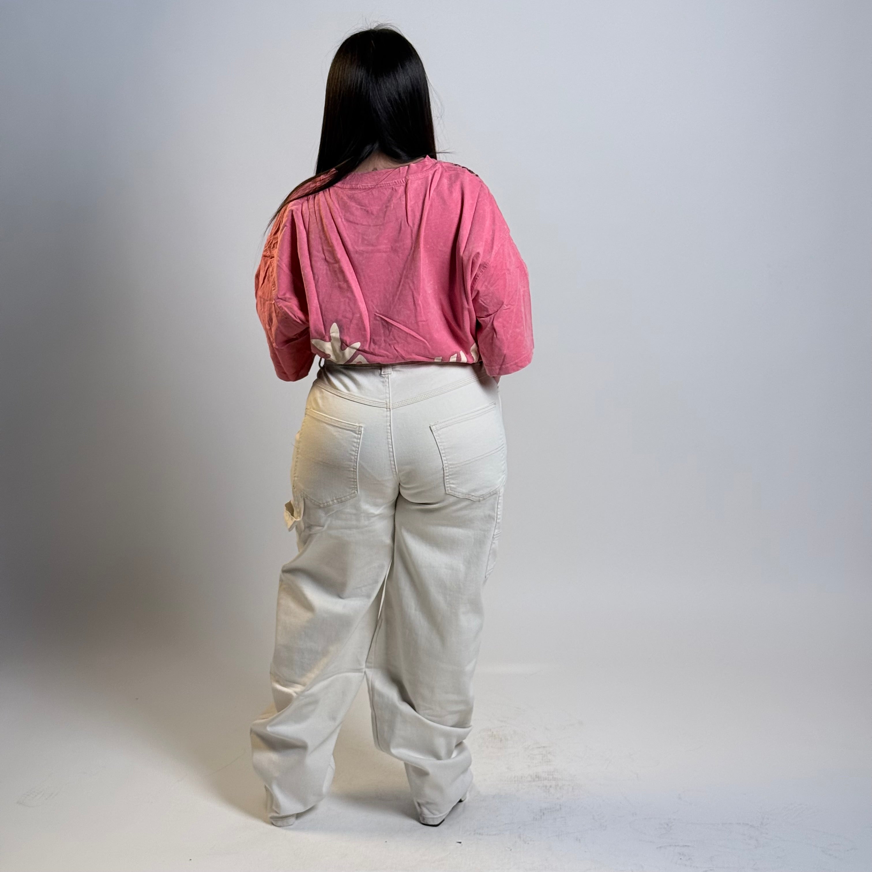 Jeans Balloon Bianco