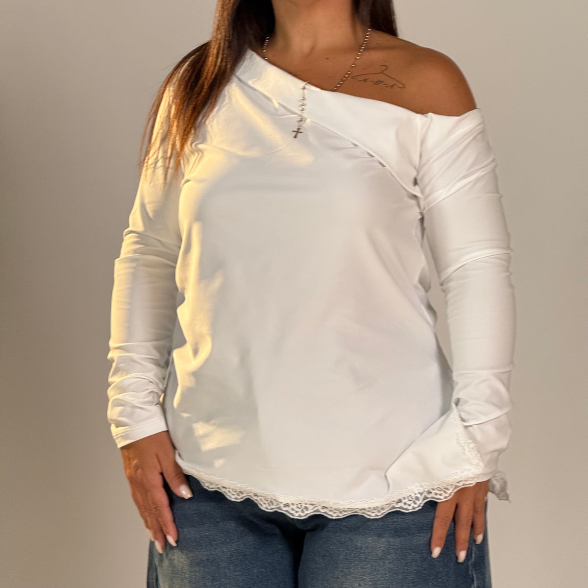 Maglia Trasversale con Pizzo