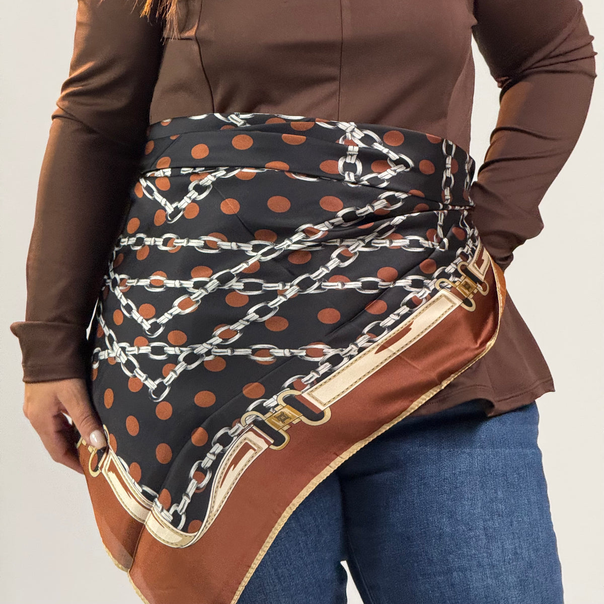 Foulard (Marrone )