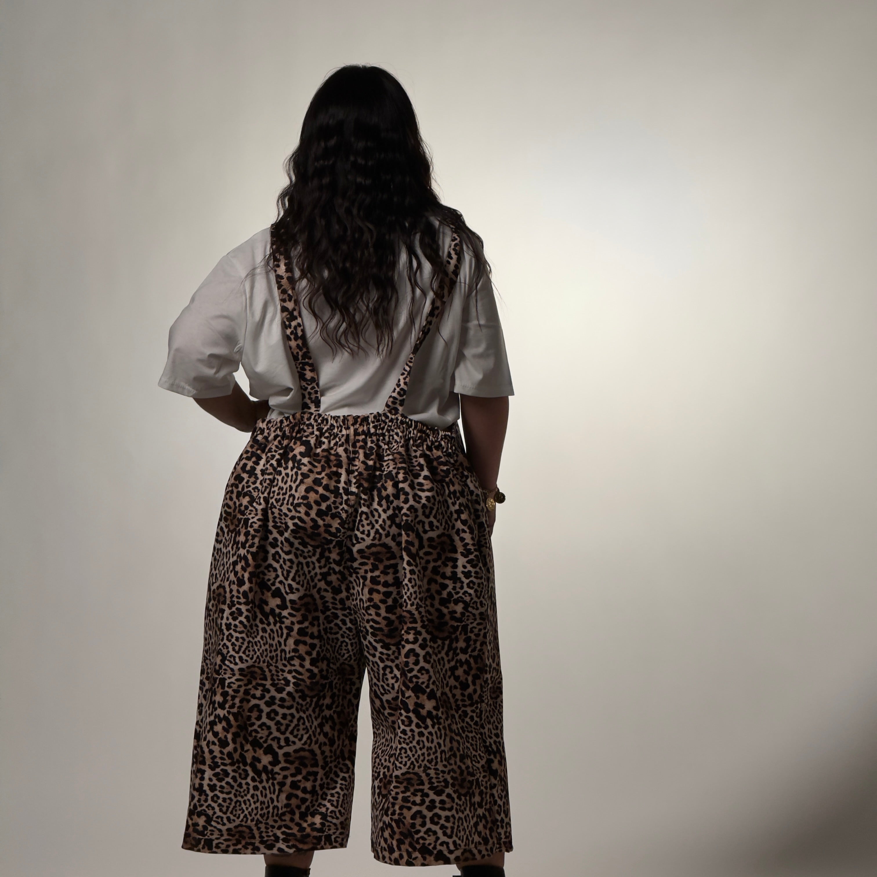 Salopette curvy Leopard
