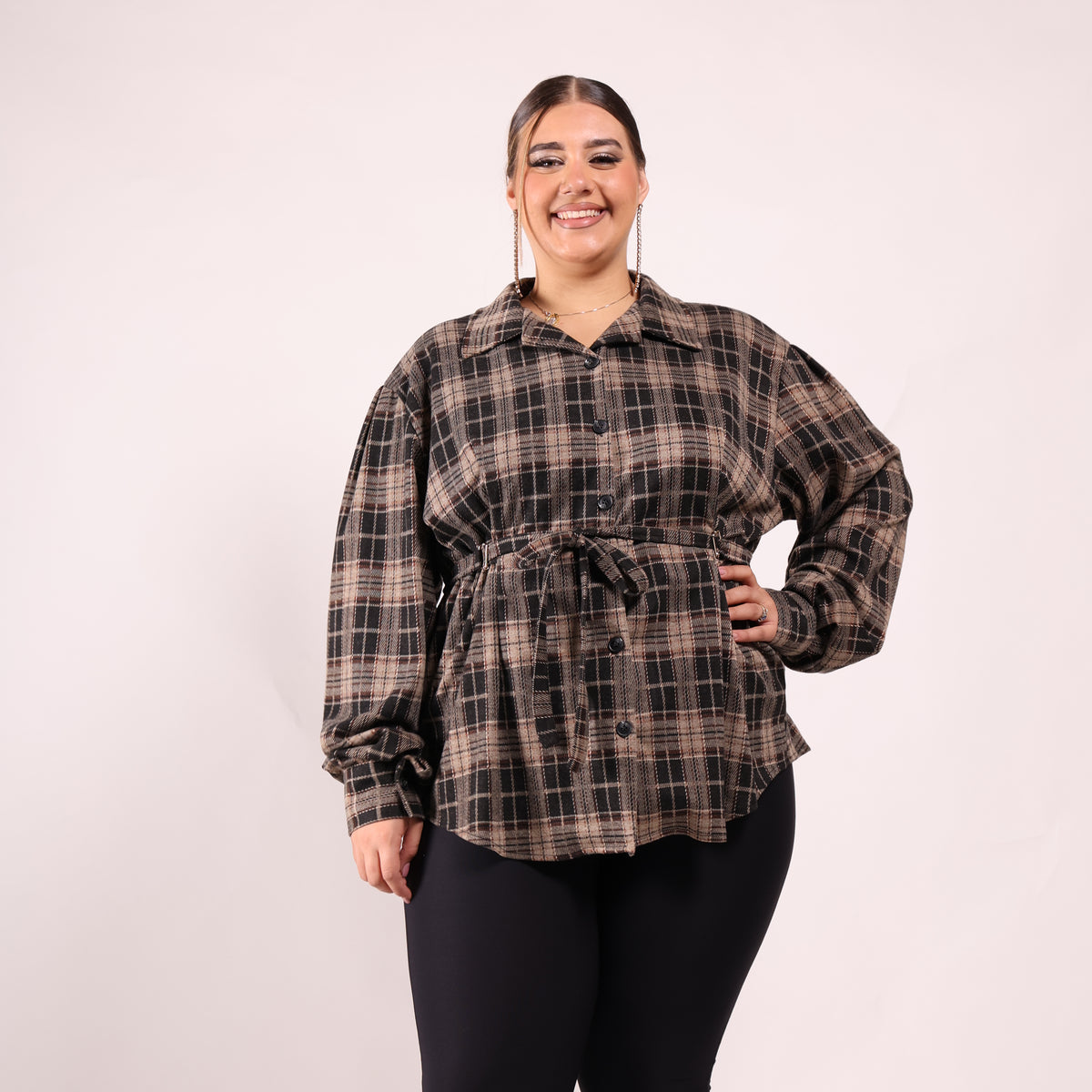 🍂 MAXI CAMICIA CHECK CURVY