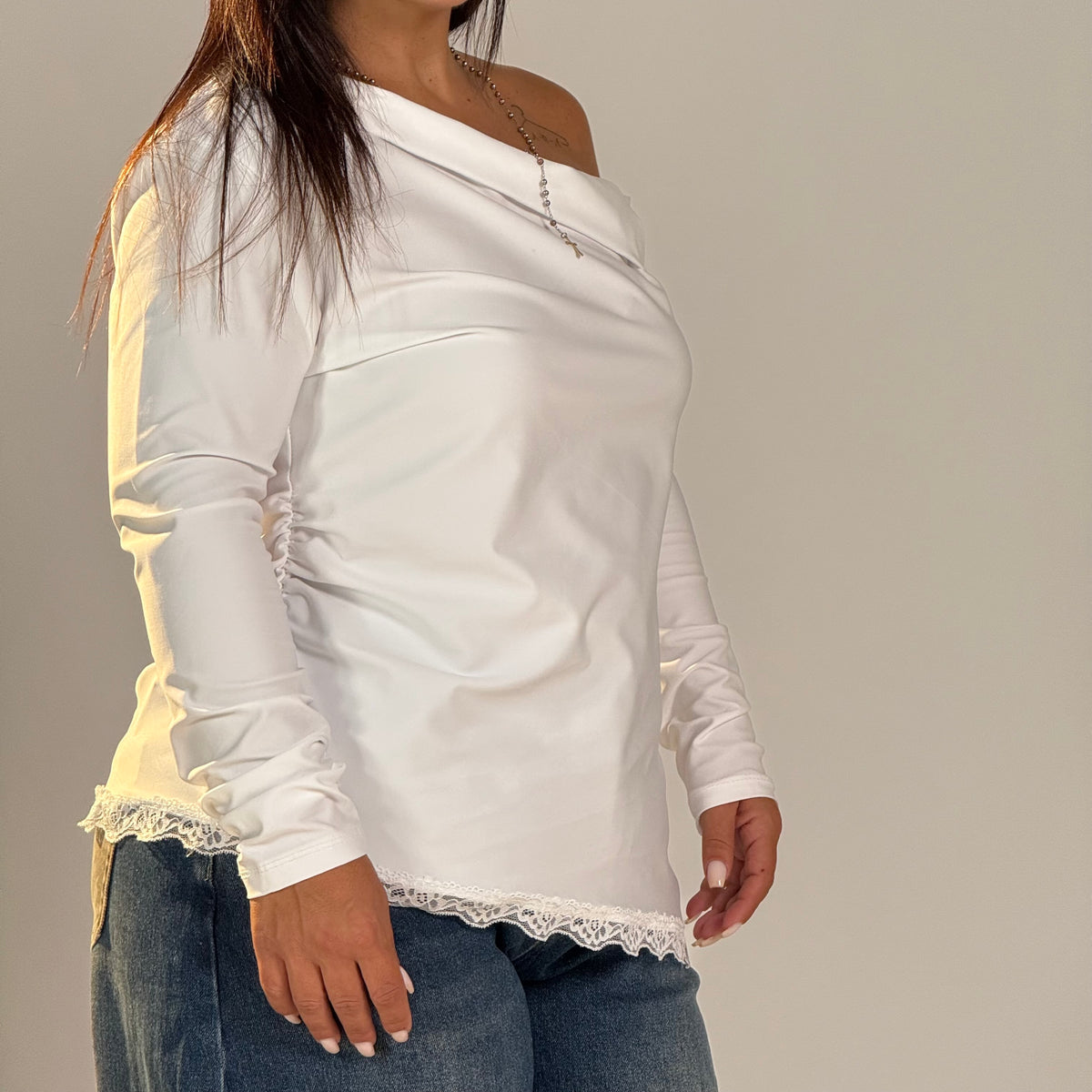 Maglia Trasversale con Pizzo