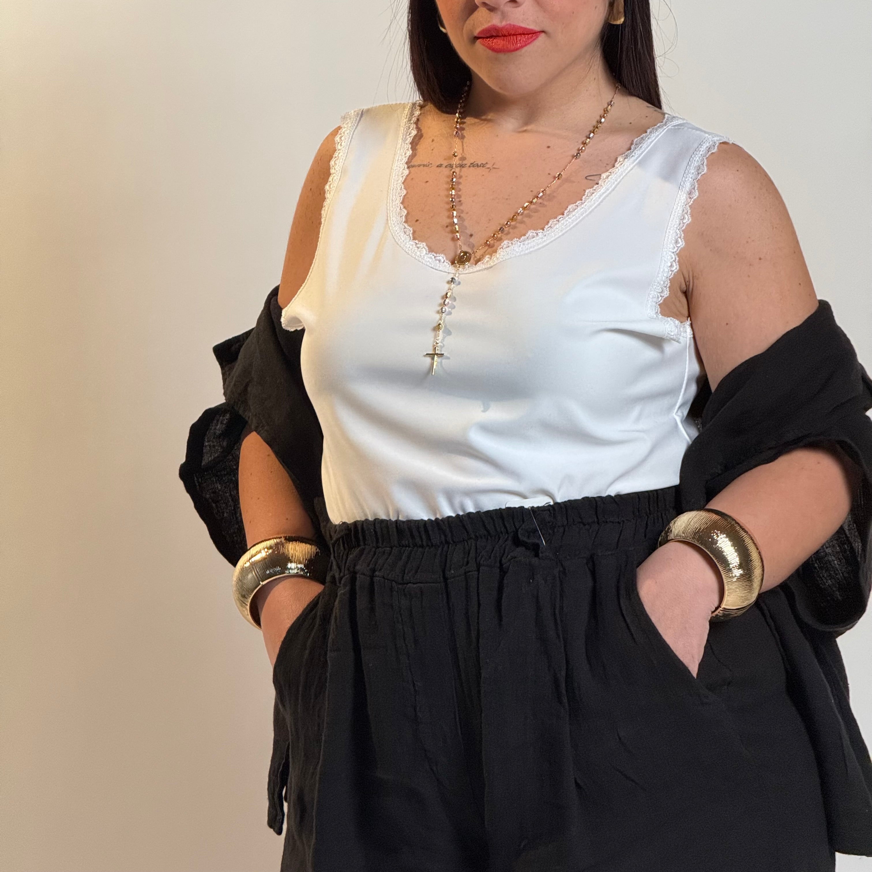 Body Petalo pizzo