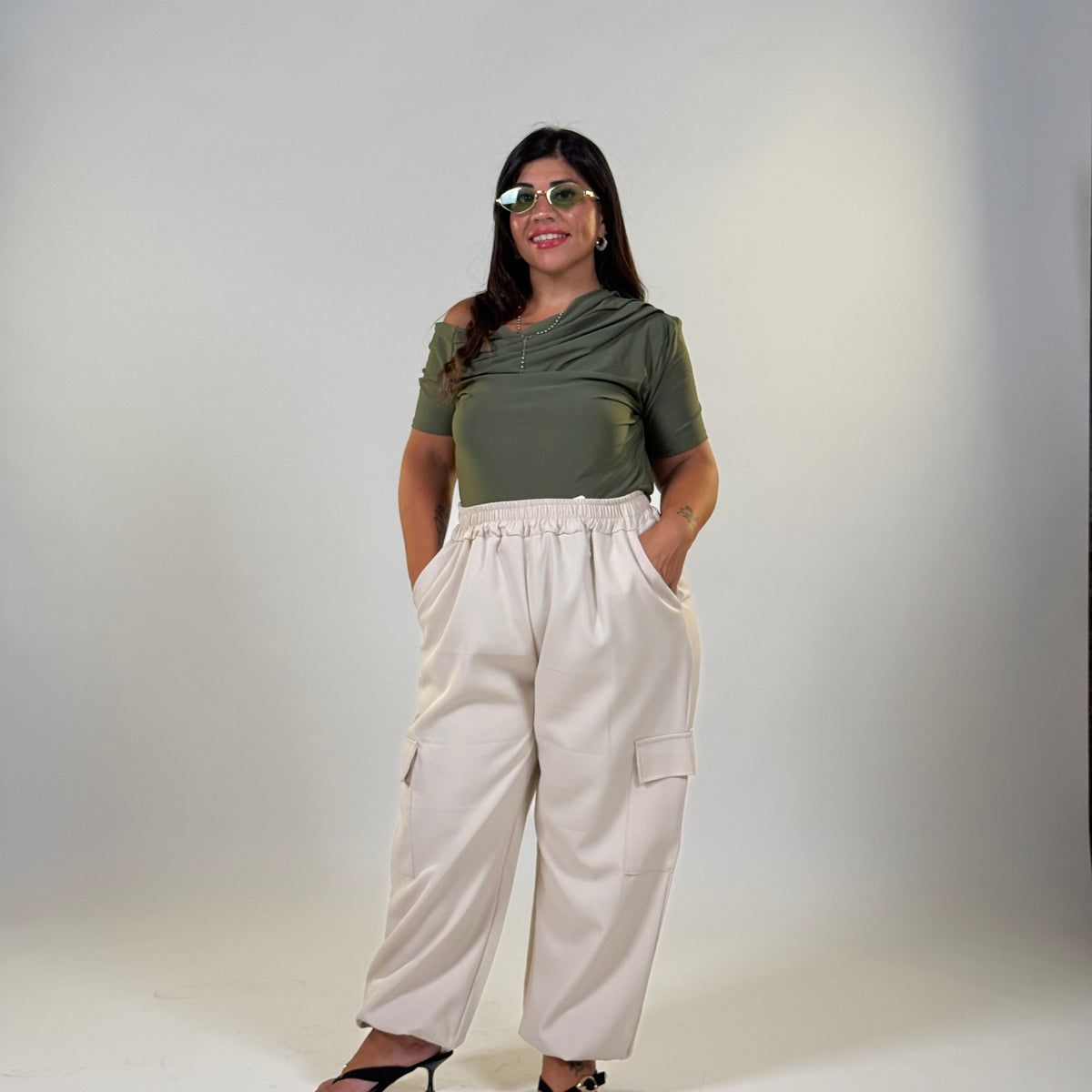 Pantalone Cargo Curvy
