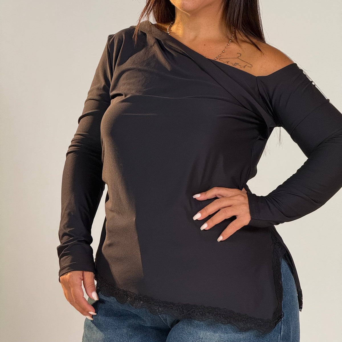 Maglia Trasversale con Pizzo