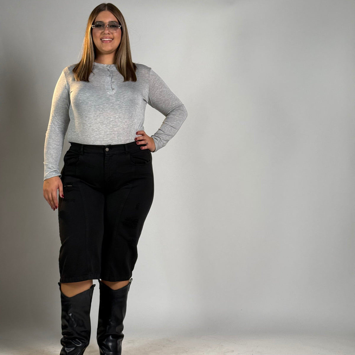 Bermuda Denim curvy