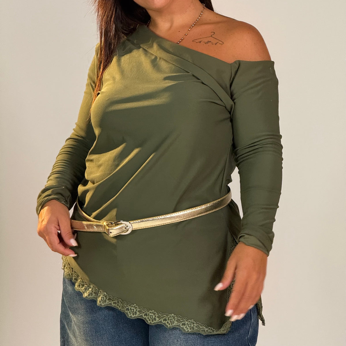 Maglia Trasversale con Pizzo