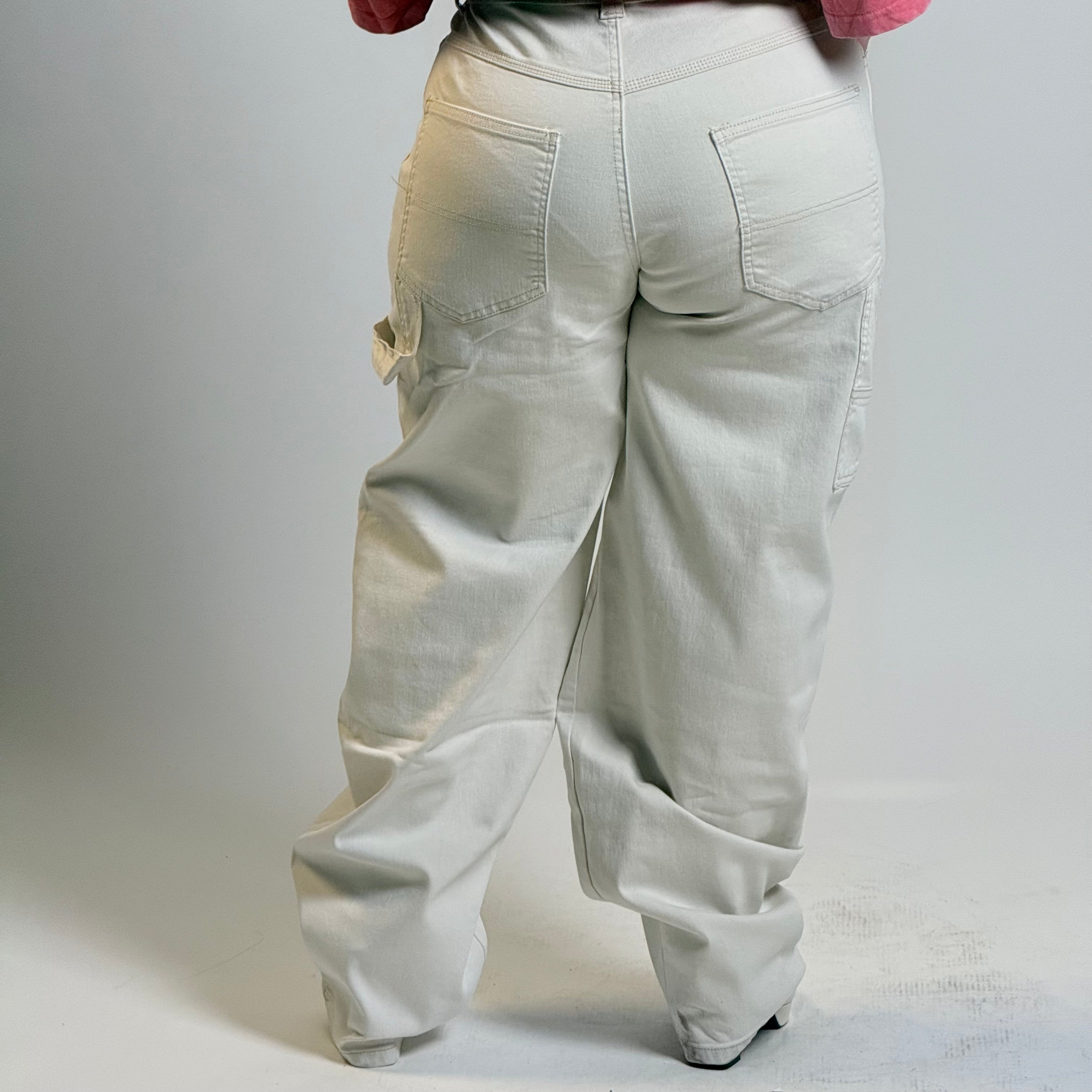 Jeans Balloon Bianco