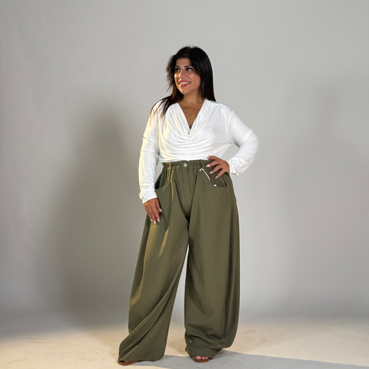 Pantalone comfort curvy