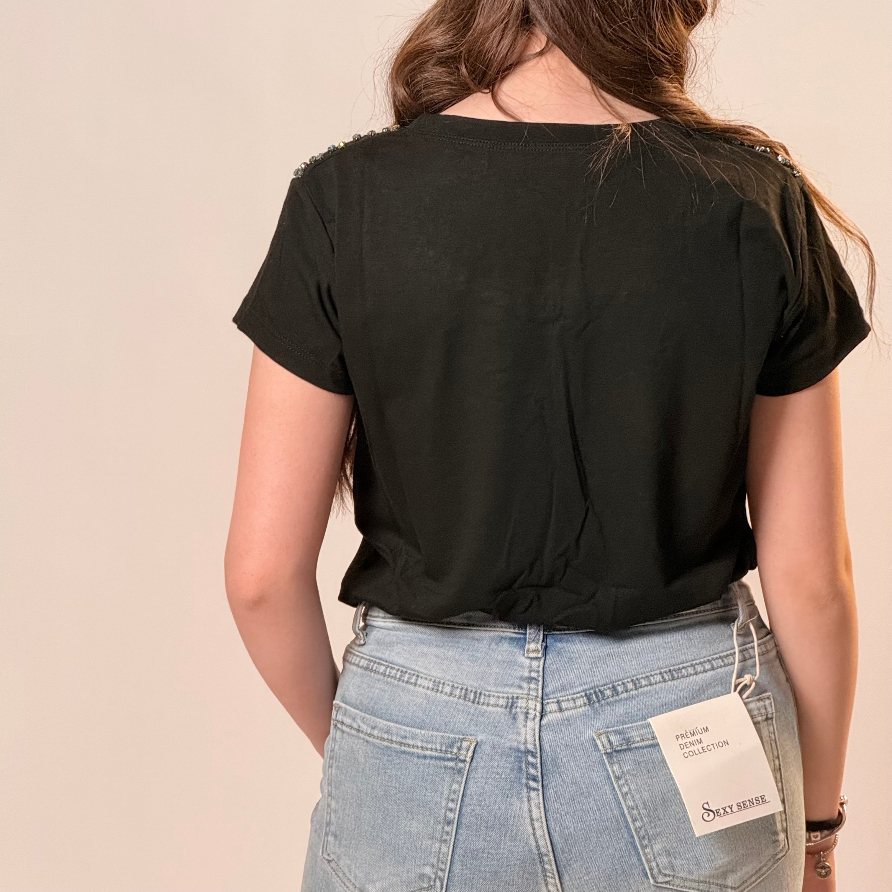 T-shirt Strass