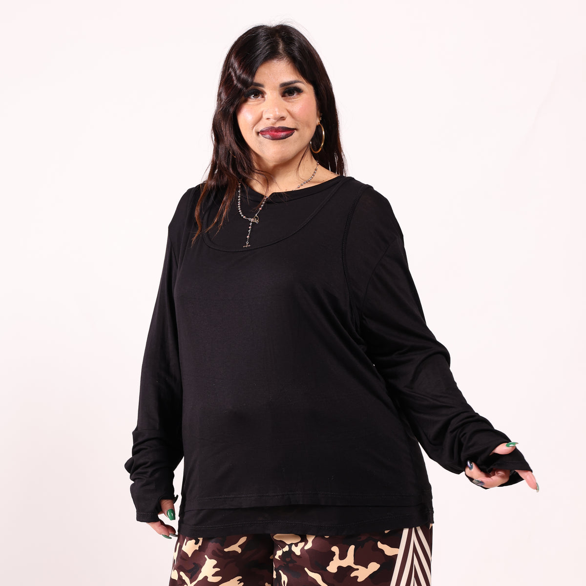 💕 MAGLIA DOPPIO EFFETTO CURVY 💕