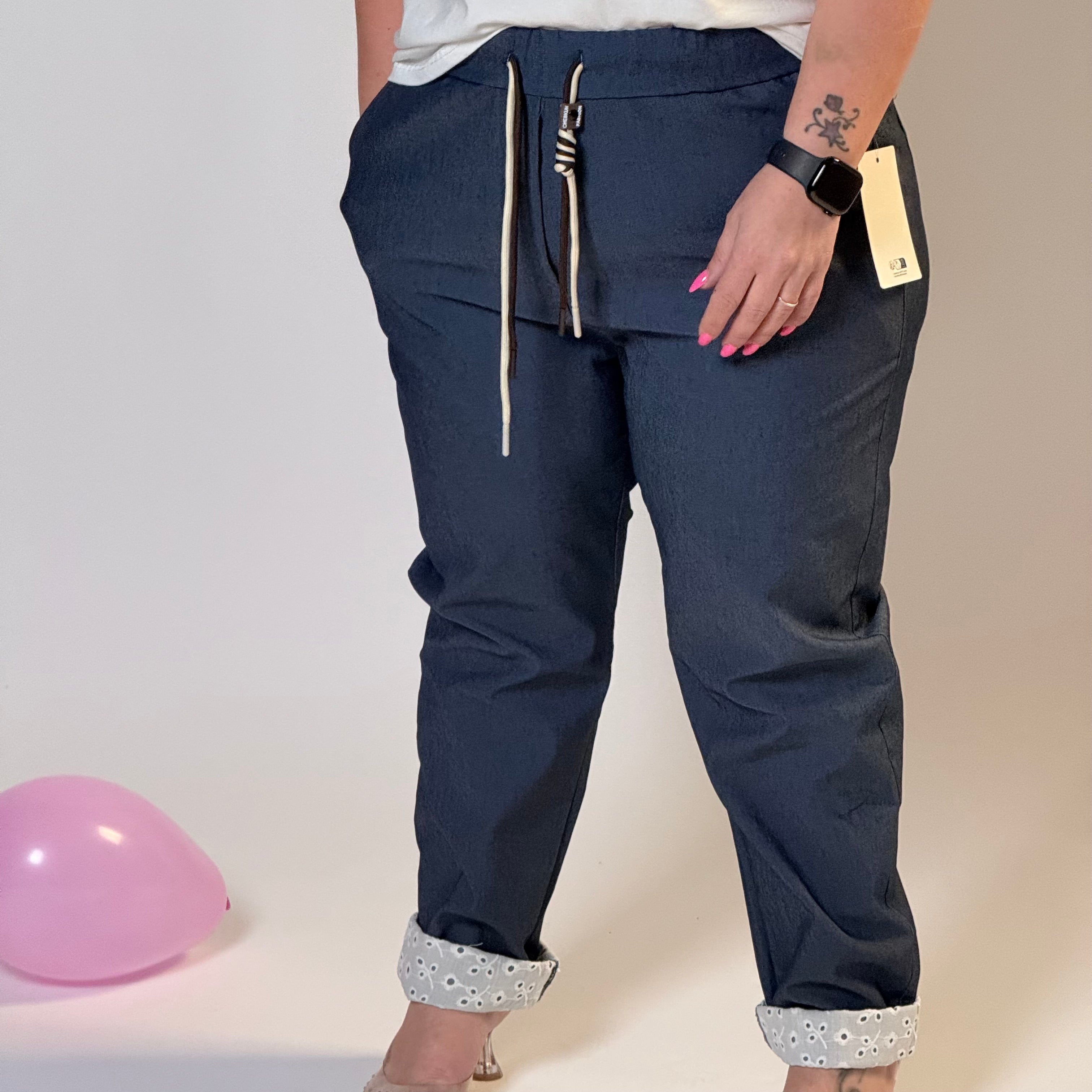 Pantalone effetto jeans