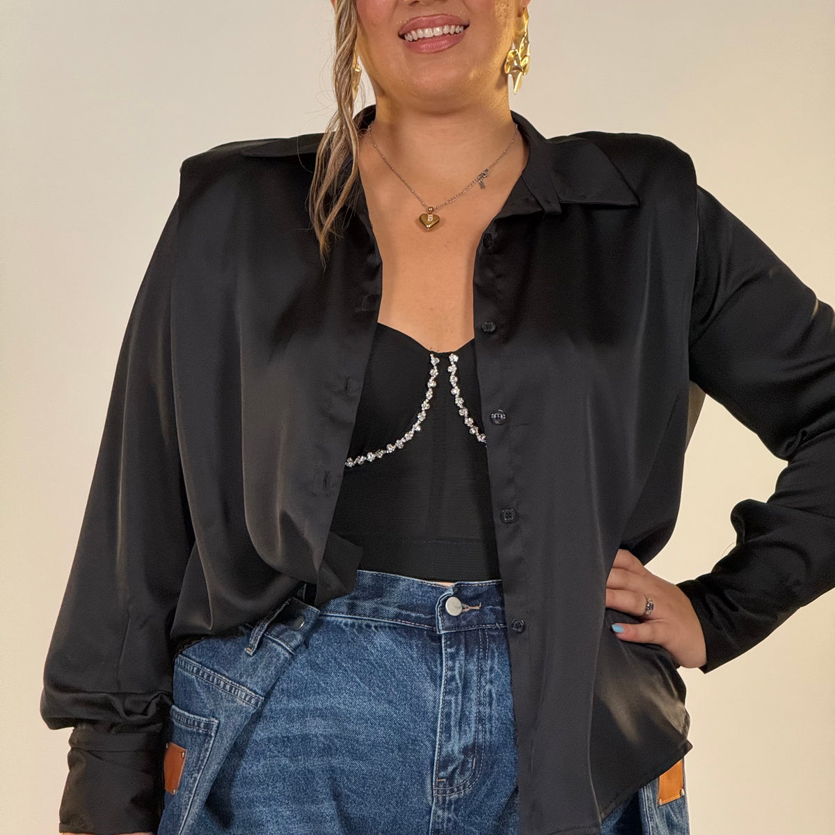 Camicia spallina chic
