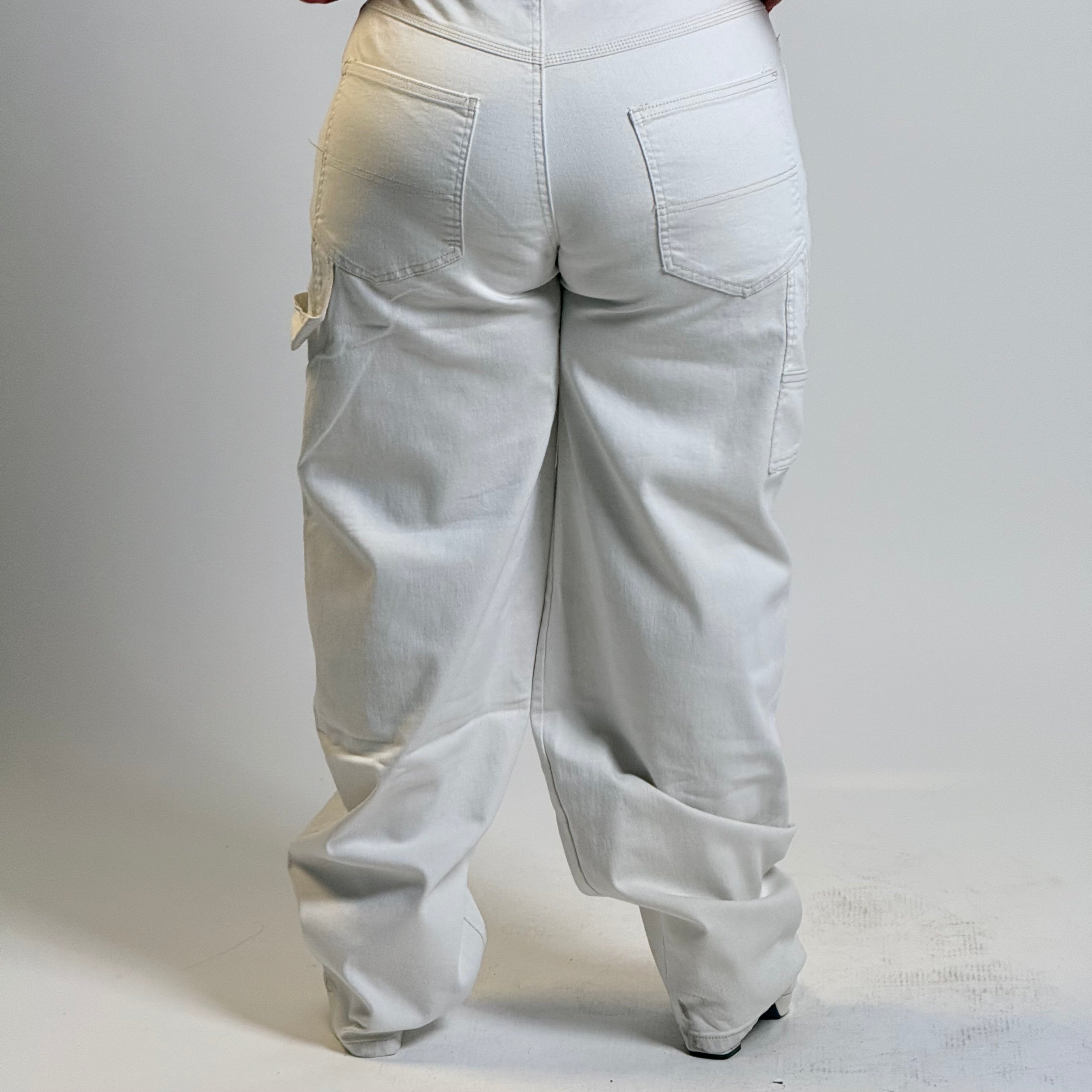 Jeans Balloon Bianco