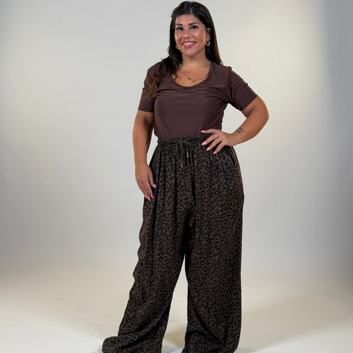 Pantalone Palazzo Animalier