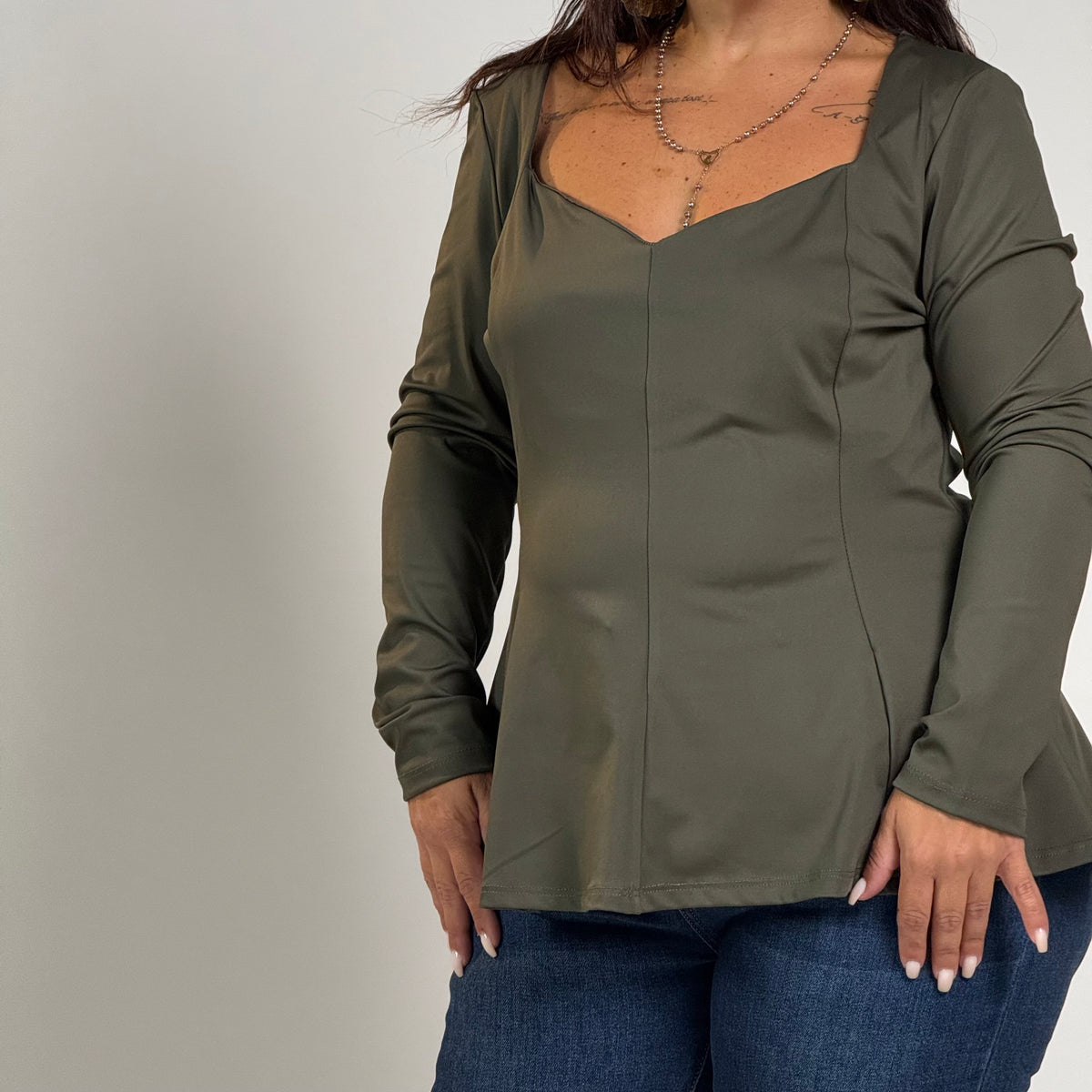 Maglia Pieghe curvy