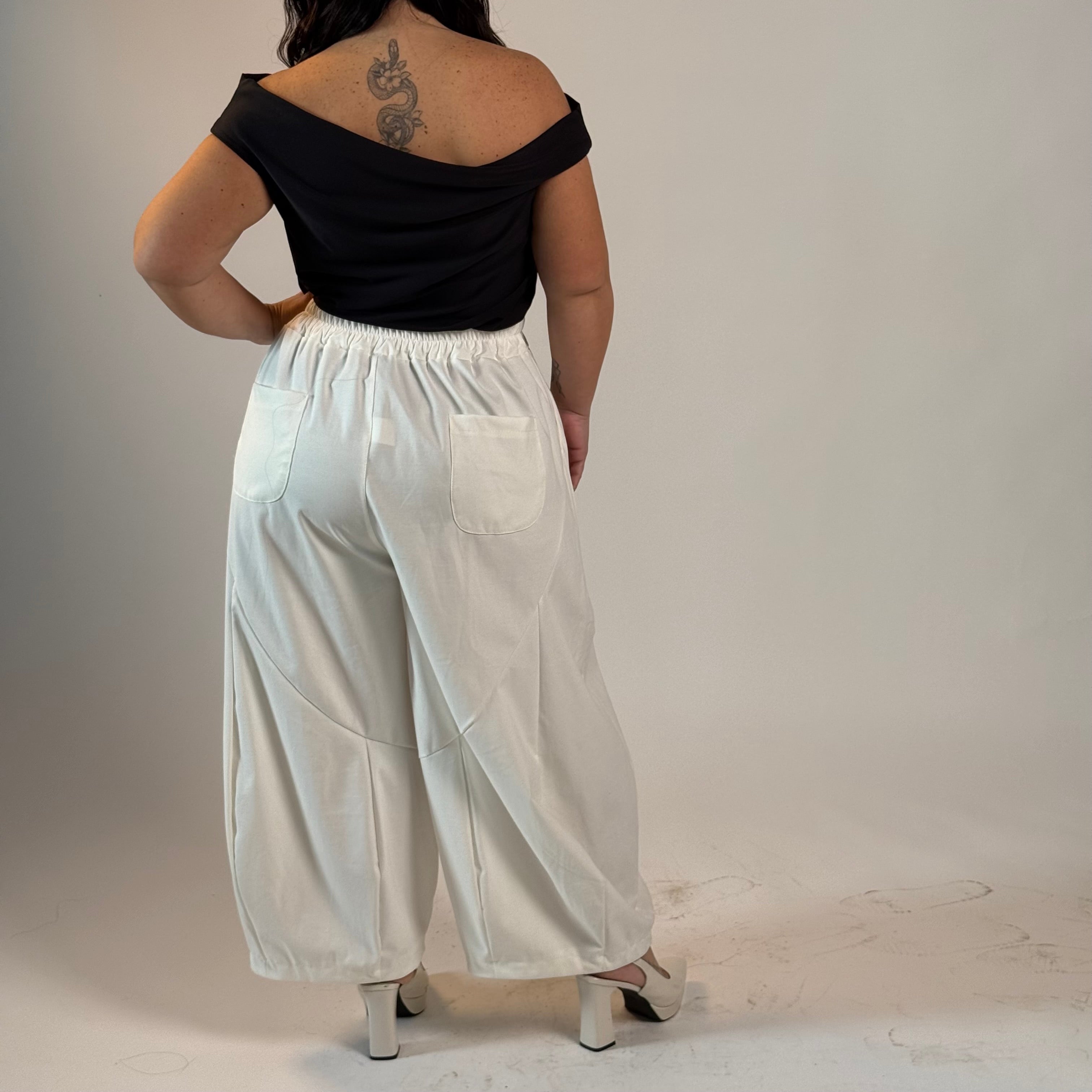 Pantalone palazzo comfort