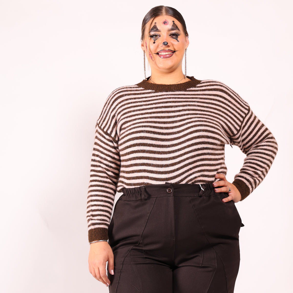 💕 MAGLIONCINO A RIGHE CURVY 💕
