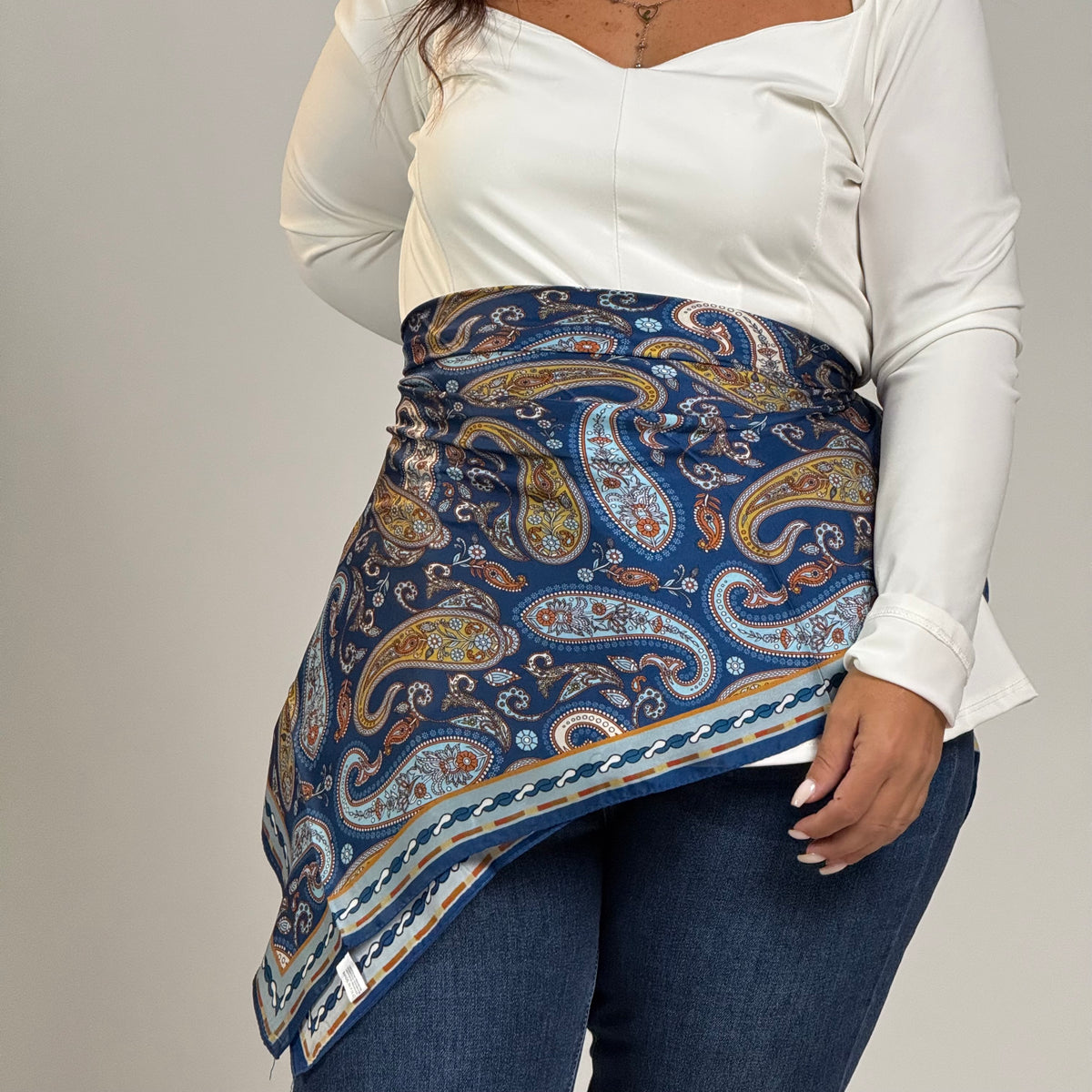 Foulard blu