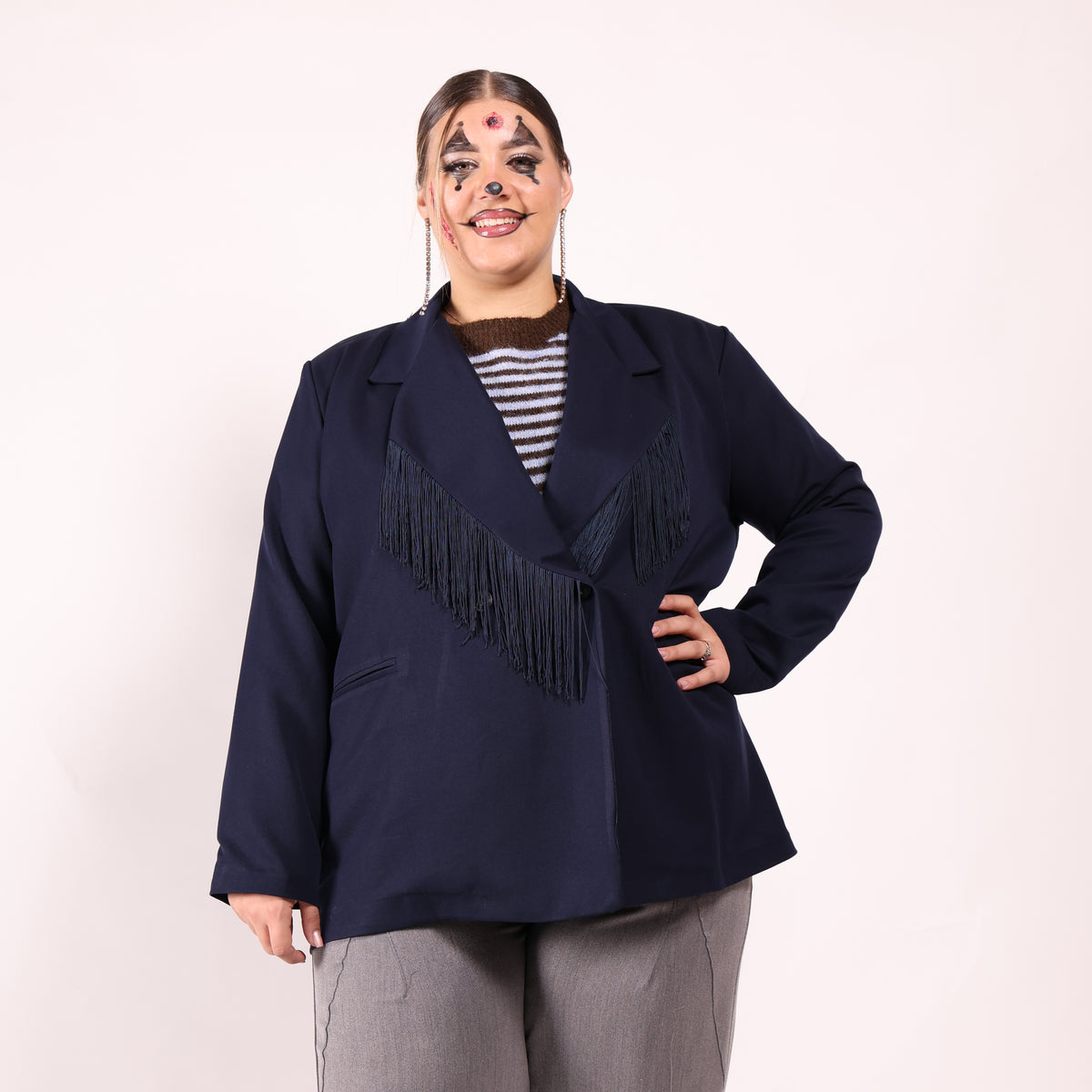 GIACCA FRANGE CURVY