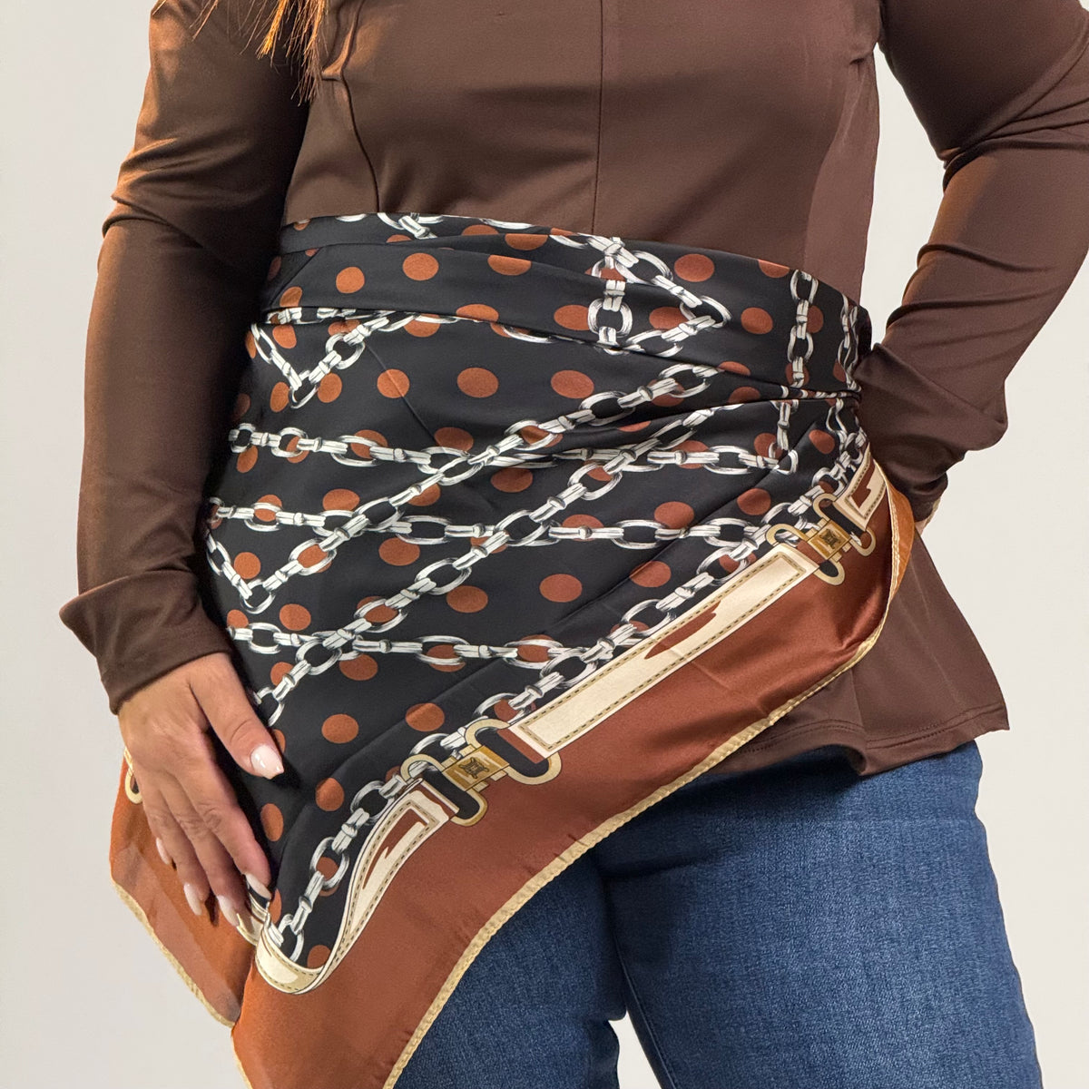 Foulard (Marrone )