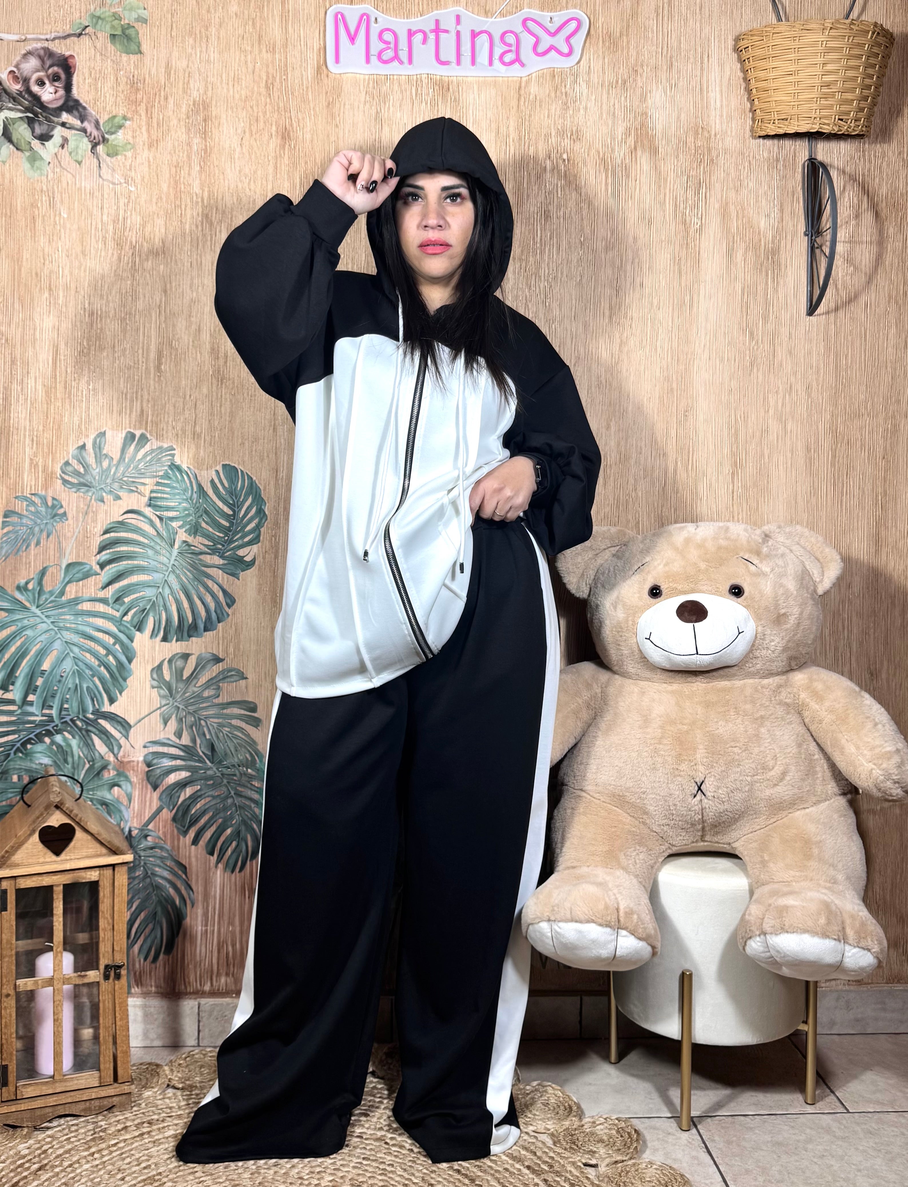 Coordinato Tuta con zip