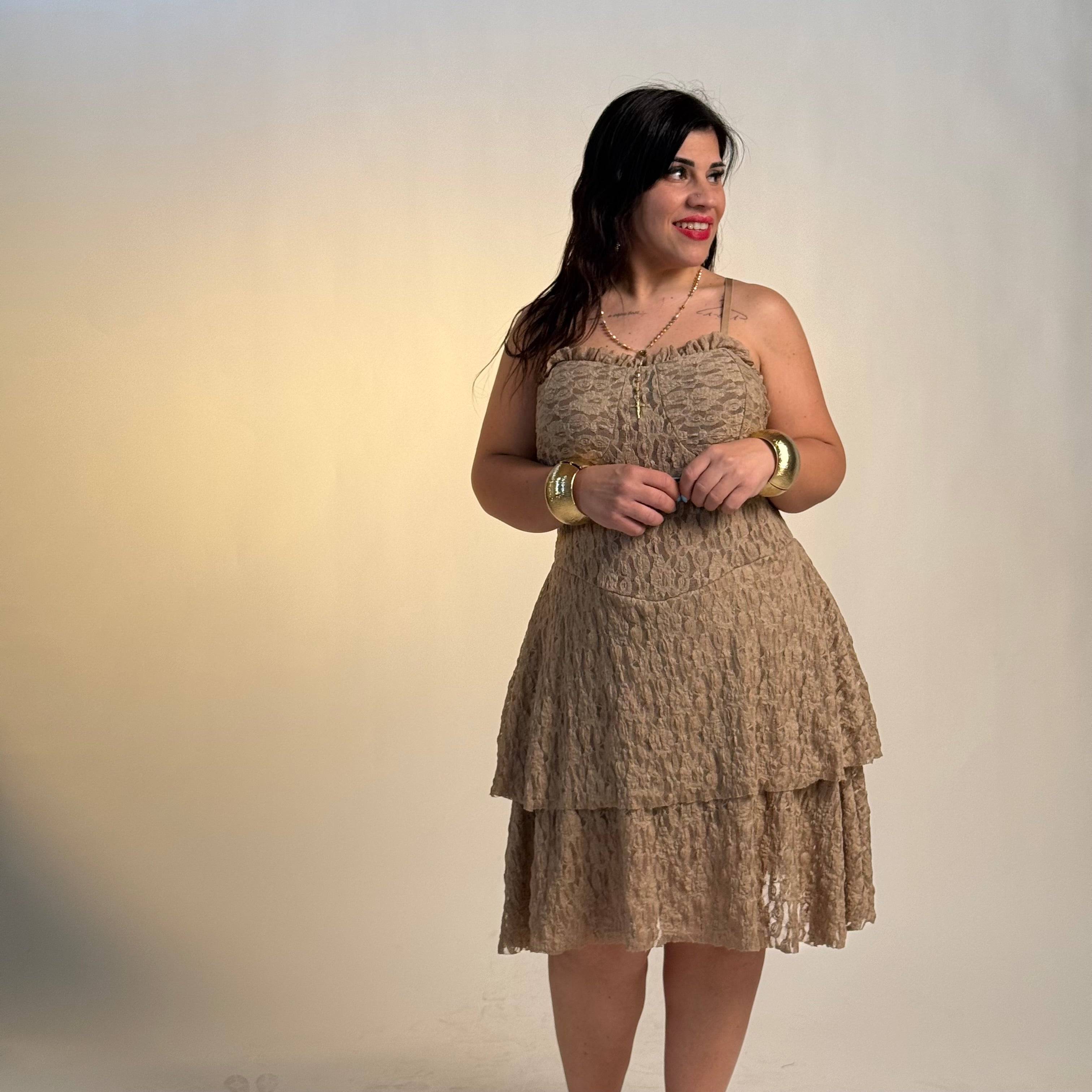 Dress corto in pizzo