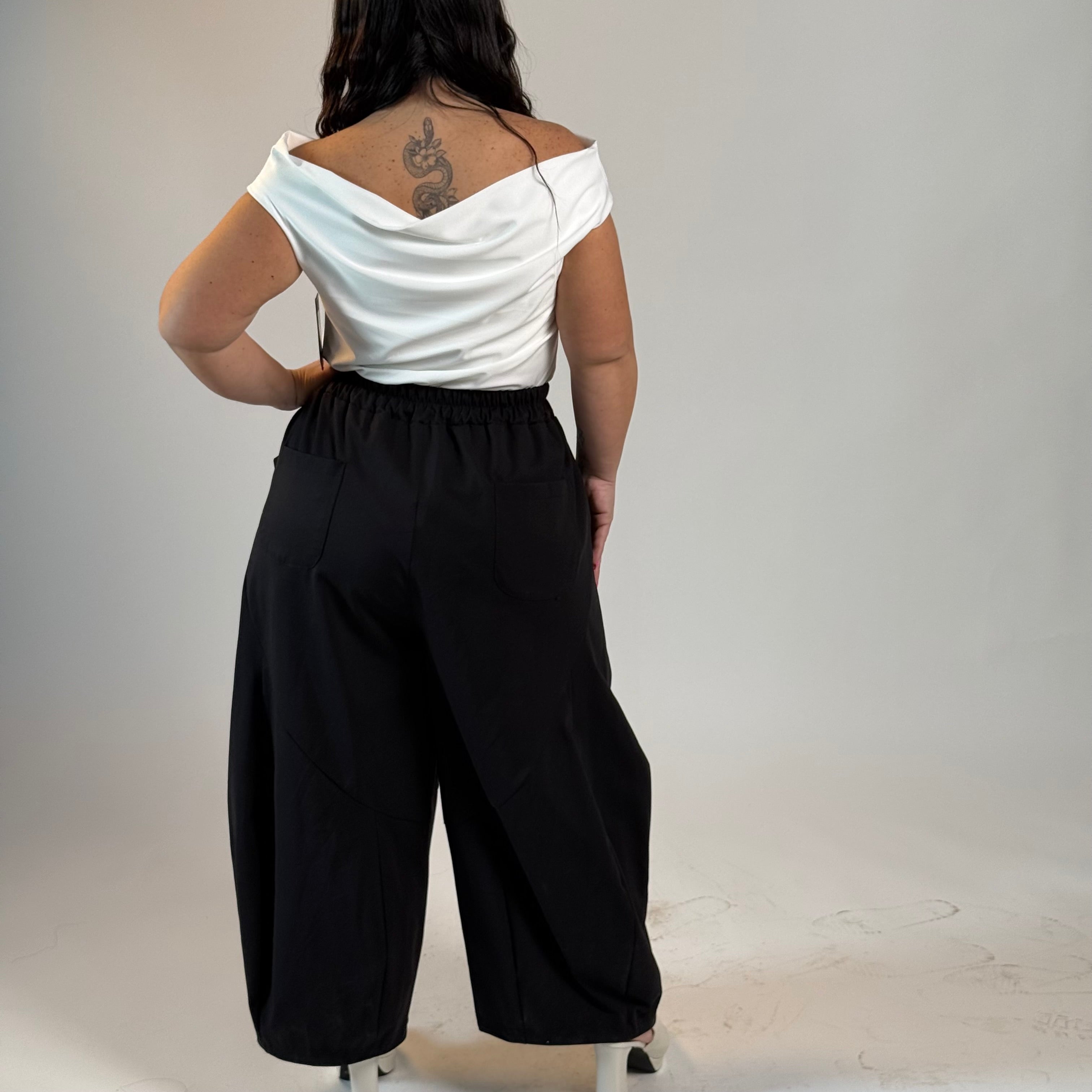 Pantalone palazzo comfort