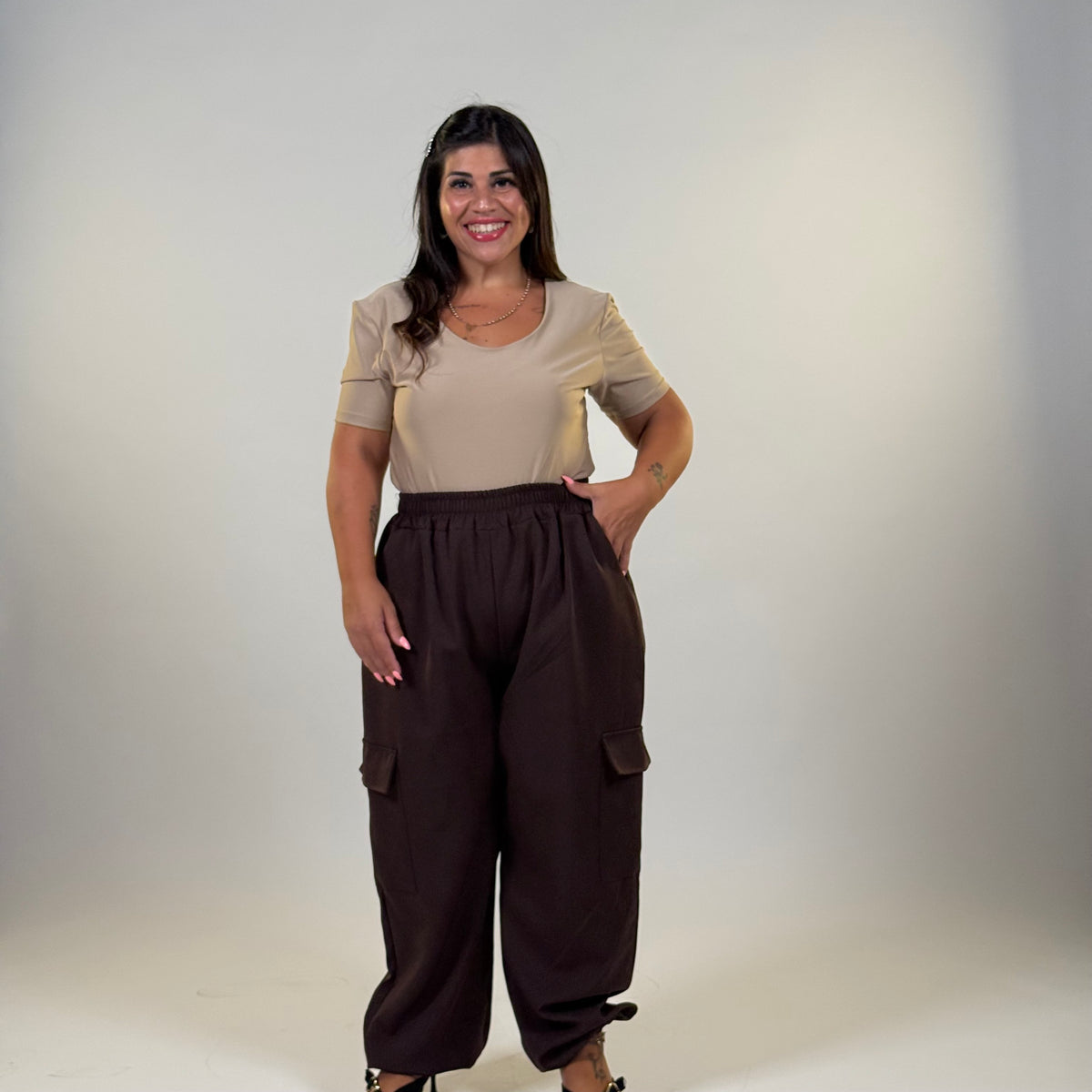 Pantalone Cargo Curvy