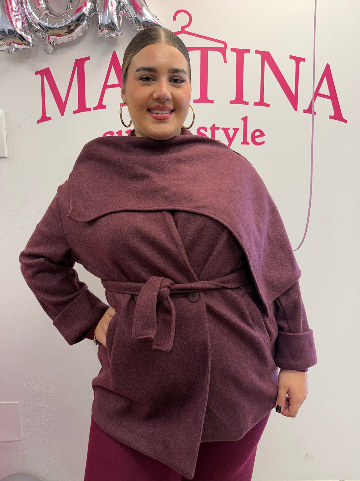 Cappotto Scialle curvy