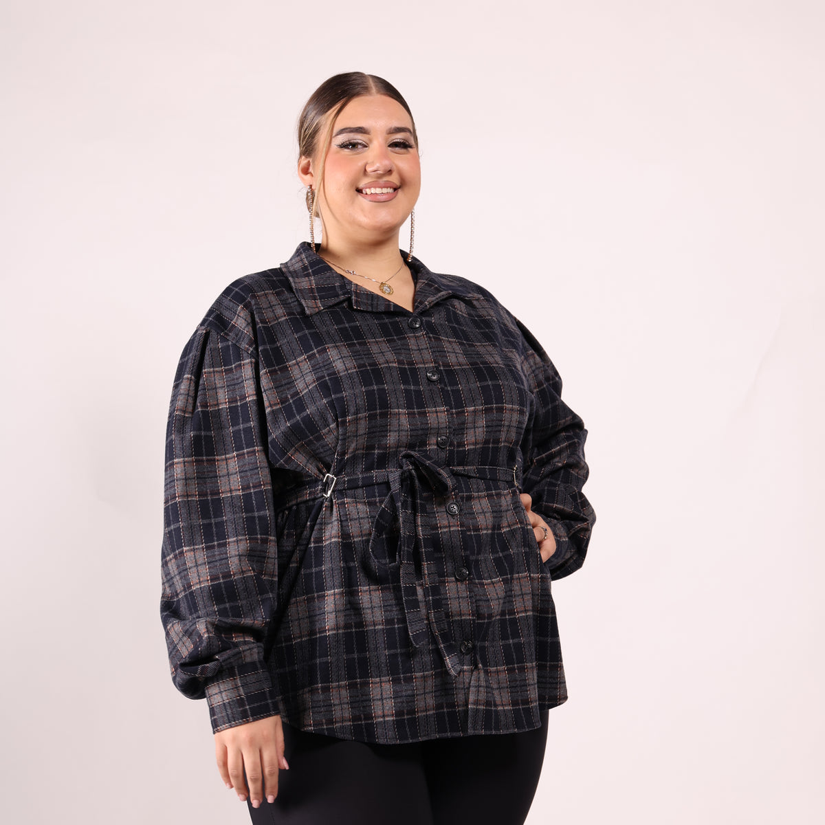 🍂 MAXI CAMICIA CHECK CURVY