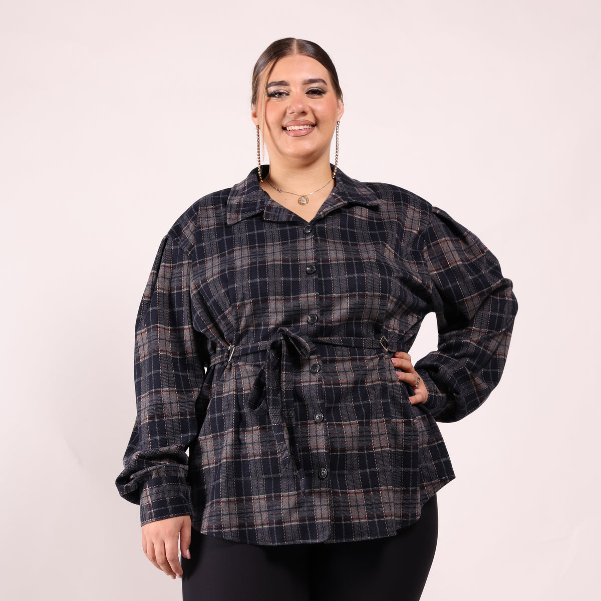 🍂 MAXI CAMICIA CHECK CURVY