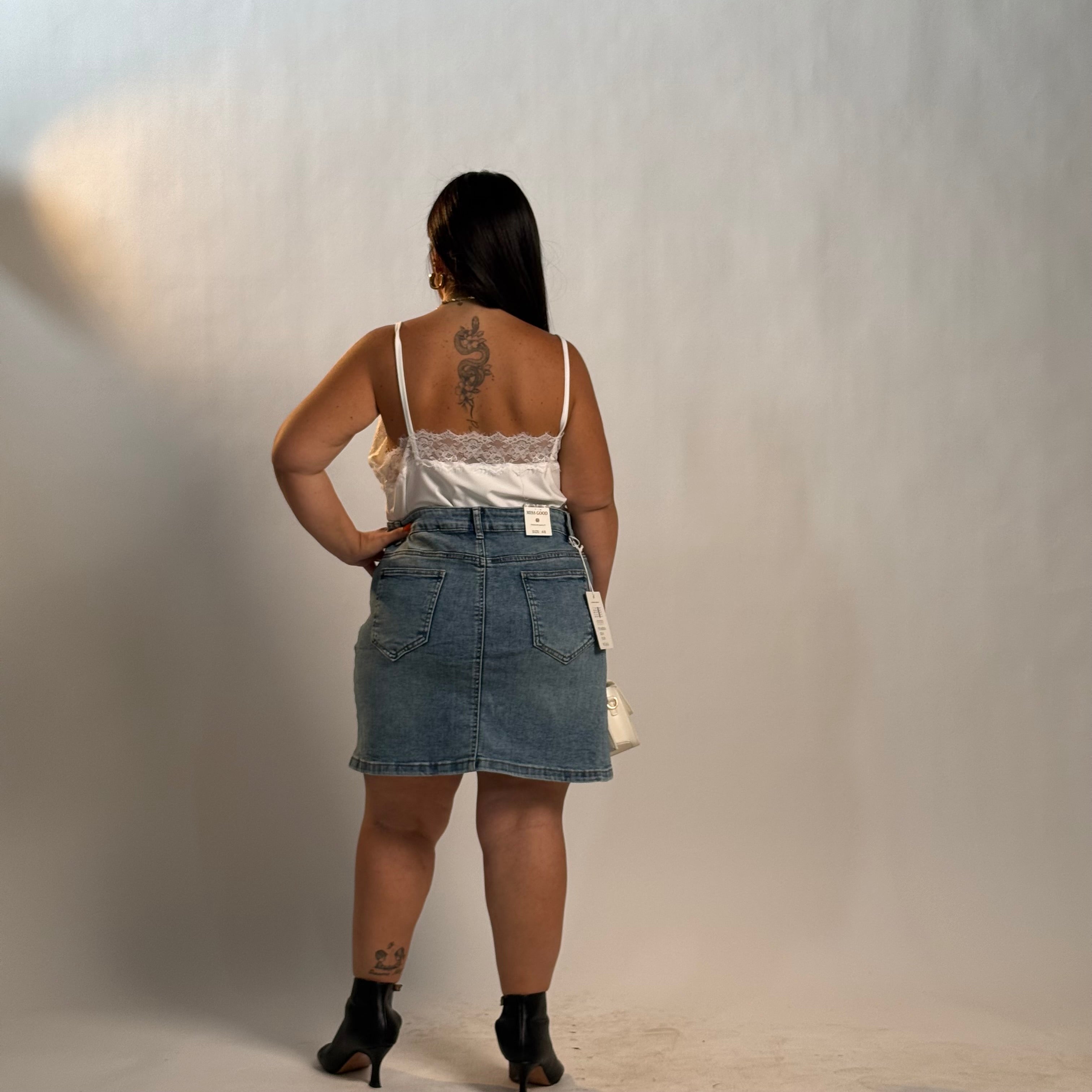 Gonna in Jeans